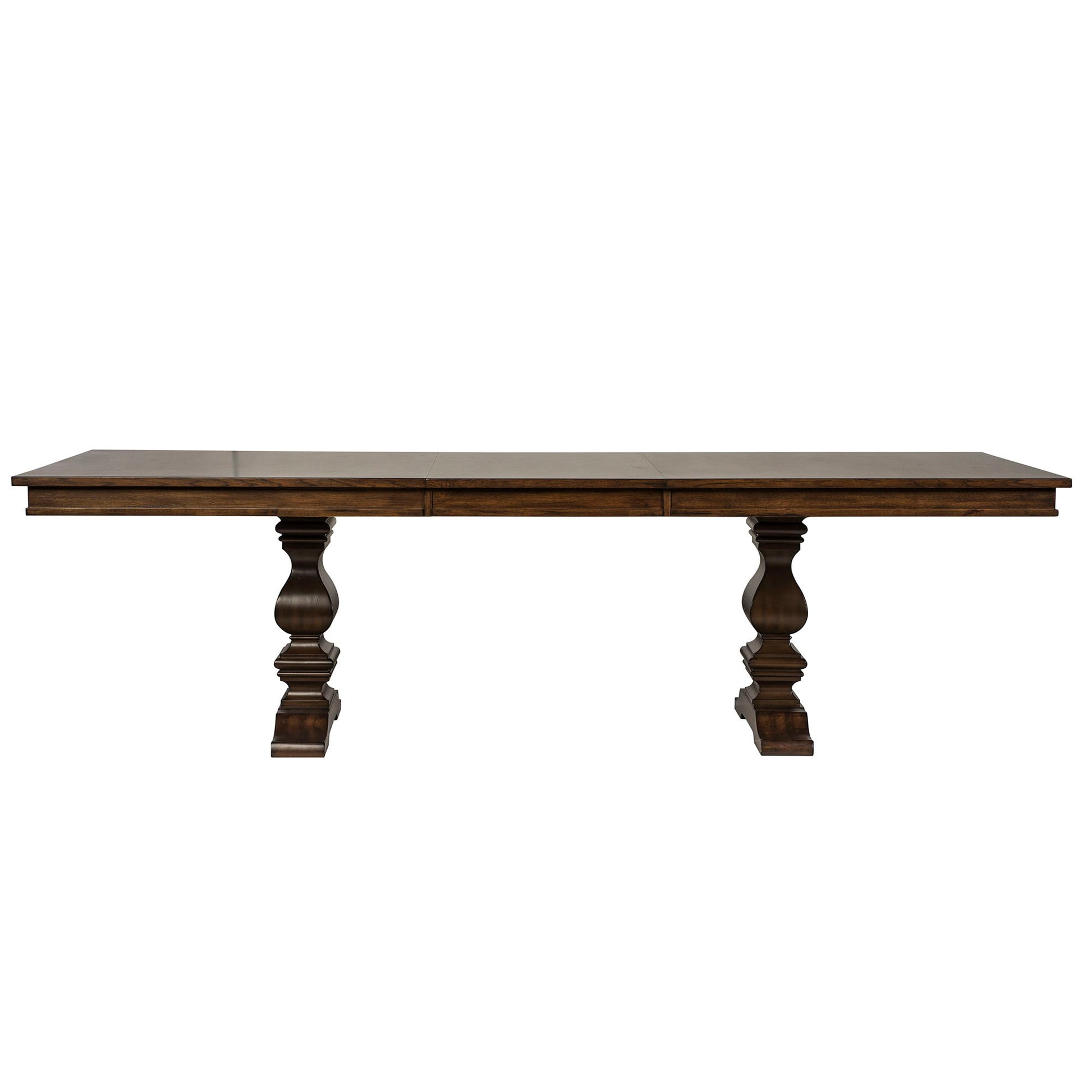 Armand - Trestle Table - Dark Brown - Hornell Furniture Outlet