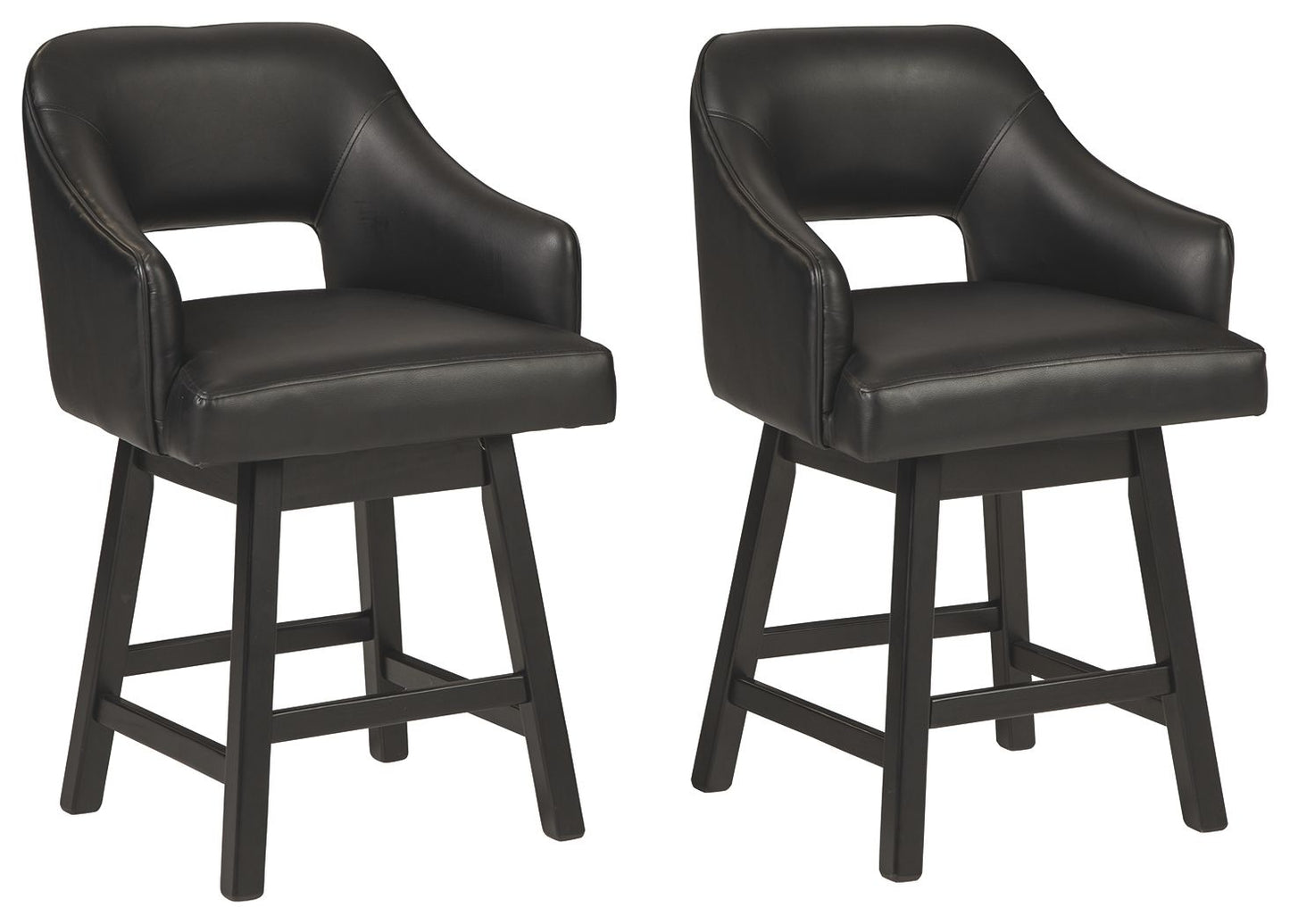 Tallenger - Upholstered Swivel Barstool (Set of 2) - Hornell Furniture Outlet