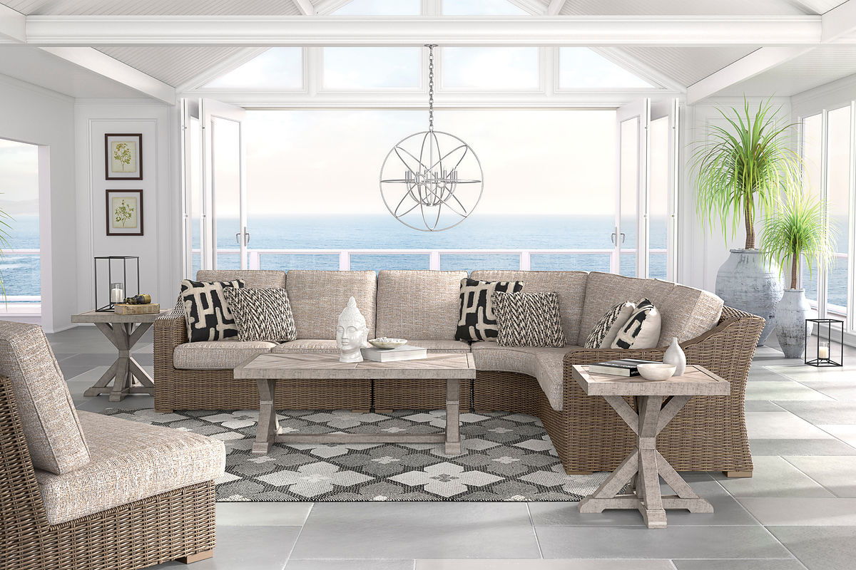 Beachcroft - Sectional Lounge - Hornell Furniture Outlet