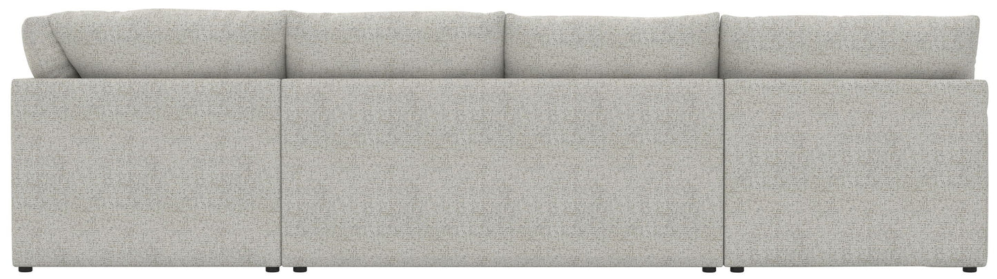 Tori - Sectional With Comfort Coil Seating And Accent Pillows Included - Hornell Furniture Outlet