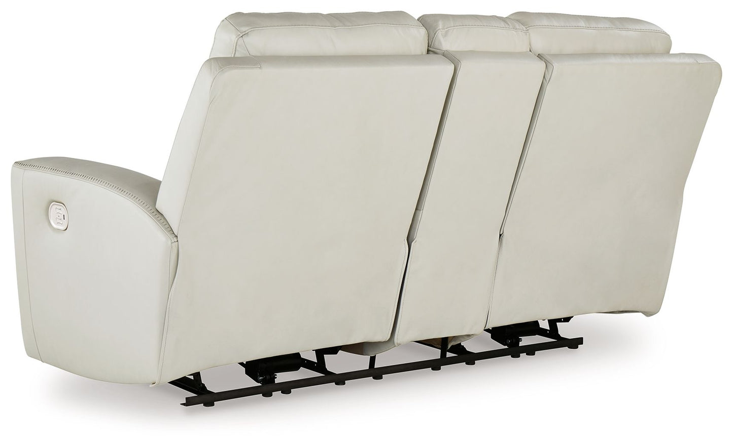 Mindanao - Power Reclining Loveseat With Console /Adj Hdrst - Hornell Furniture Outlet