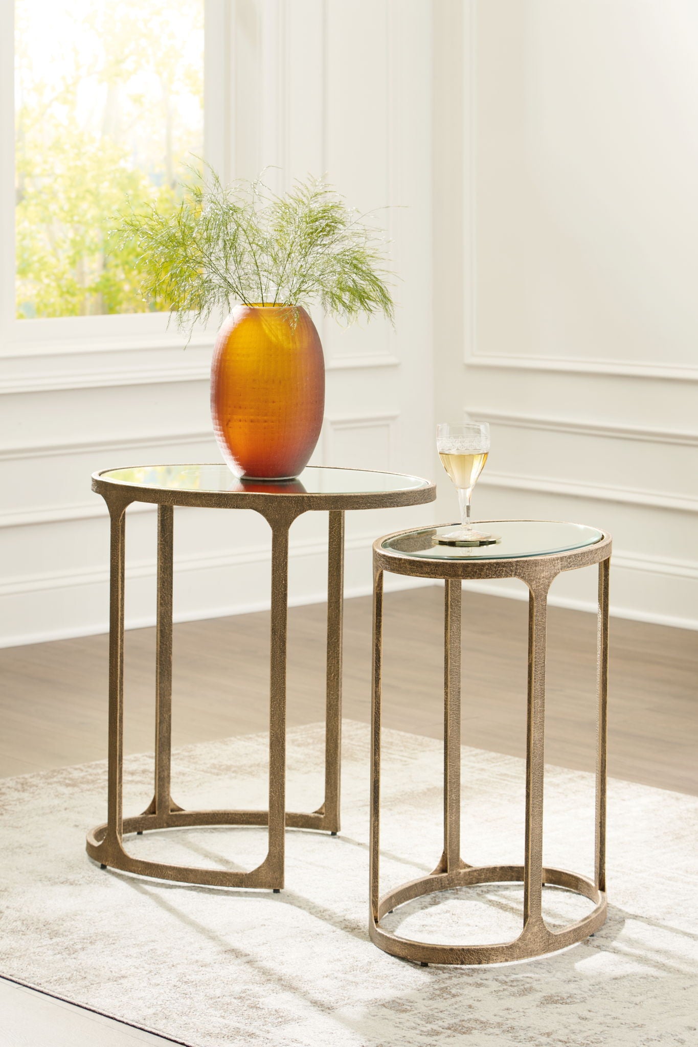 Irmaleigh - Antique Black - Accent Table Set (Set of 2) - Hornell Furniture Outlet