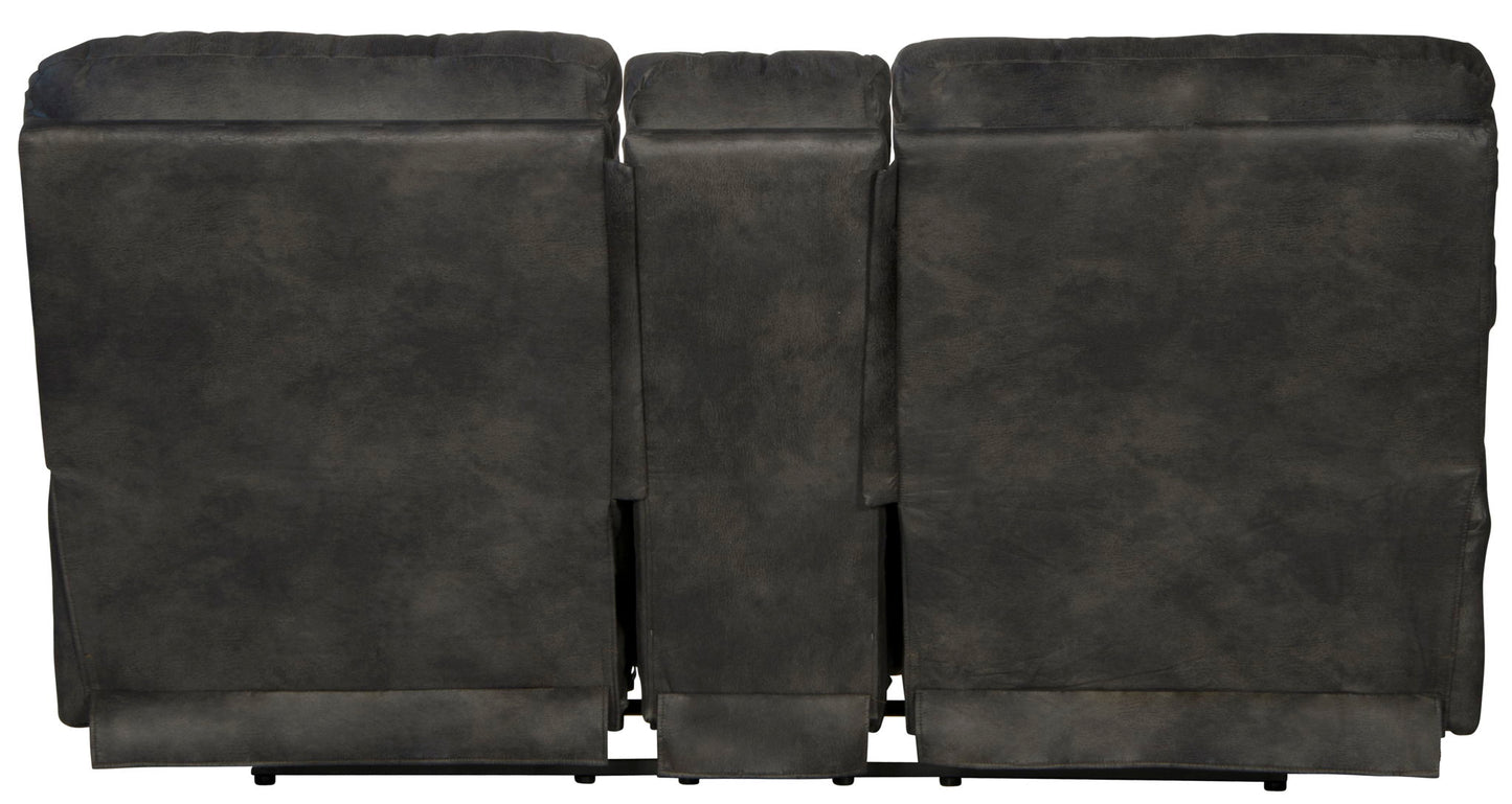 Voyager - Lay Flat Console Reclining Loveseat - Hornell Furniture Outlet