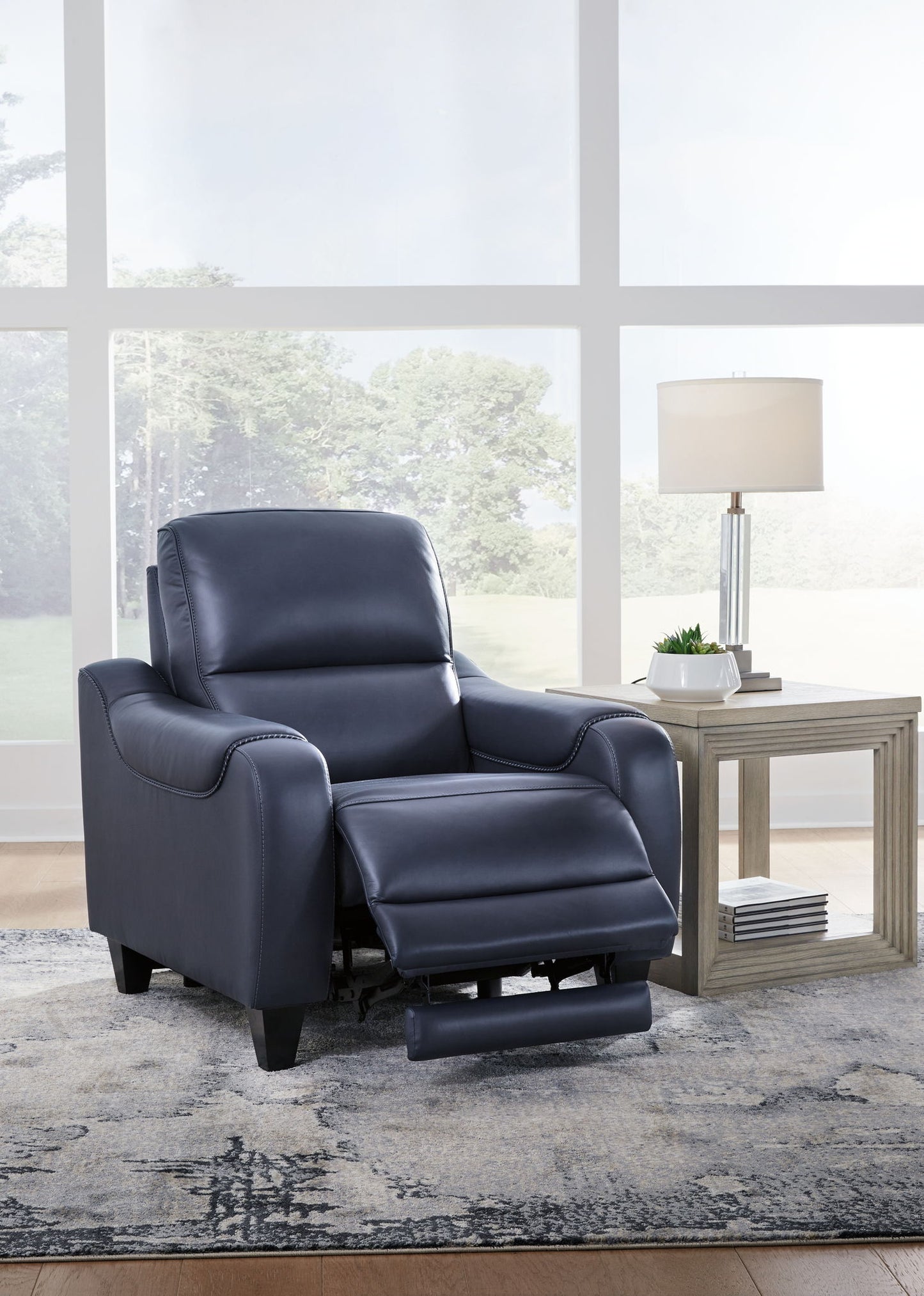 Mercomatic - Power Recliner With Adj Headrest - Hornell Furniture Outlet