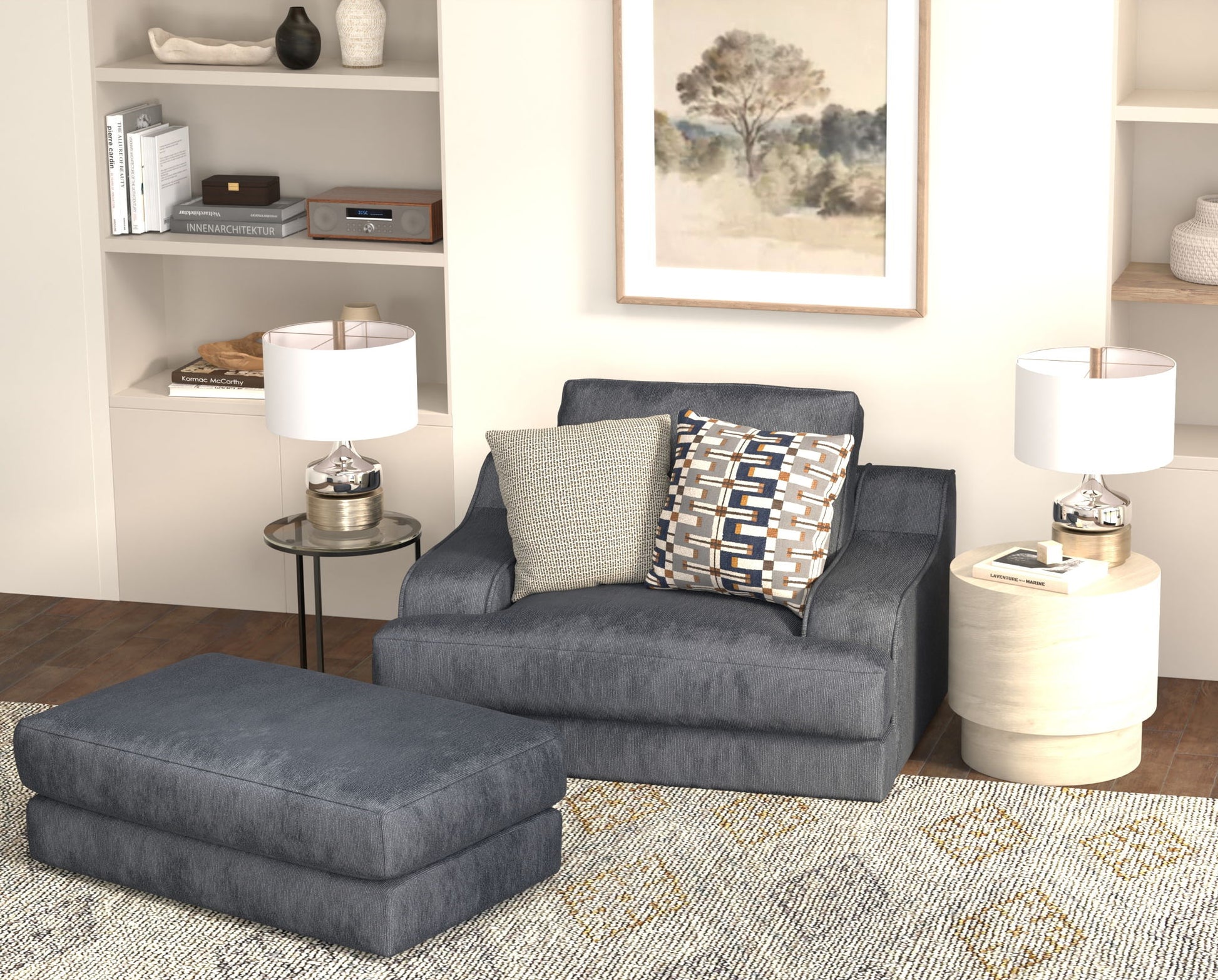 Olympus - Ottoman - Hornell Furniture Outlet