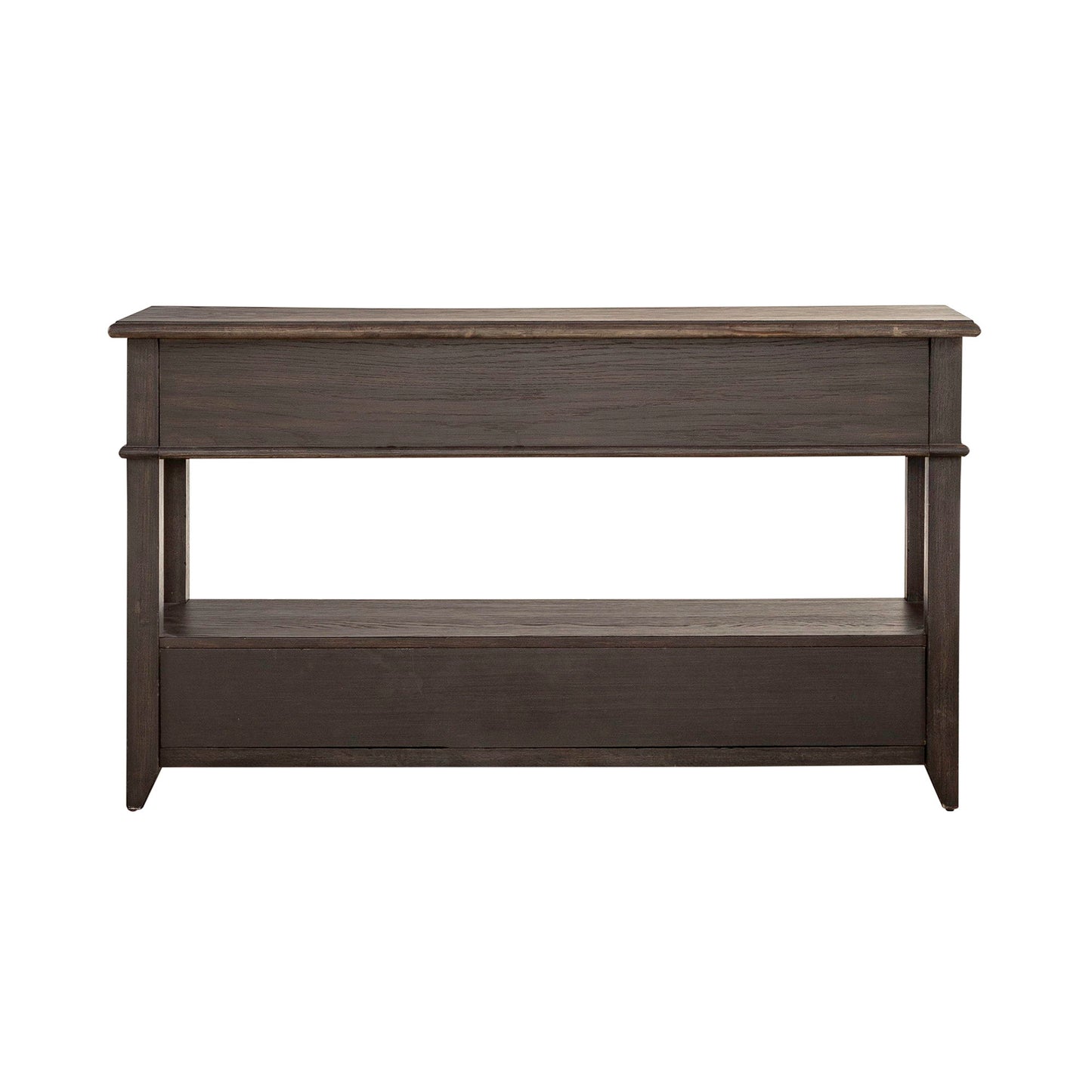 Mill Creek - 2 Drawer Sofa Table - Dark Brown - Hornell Furniture Outlet