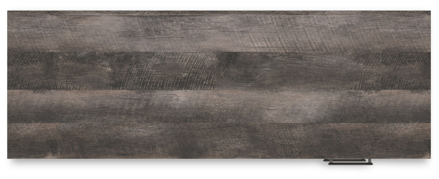 Shawburn - White / Dark Charcoal Gray - Home Office Desk - Hornell Furniture Outlet