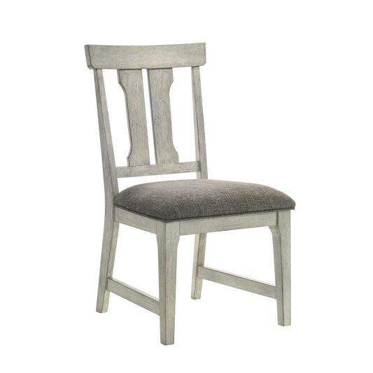 Hallendale - Splat Back Side Chair (RTA) - White - Hornell Furniture Outlet