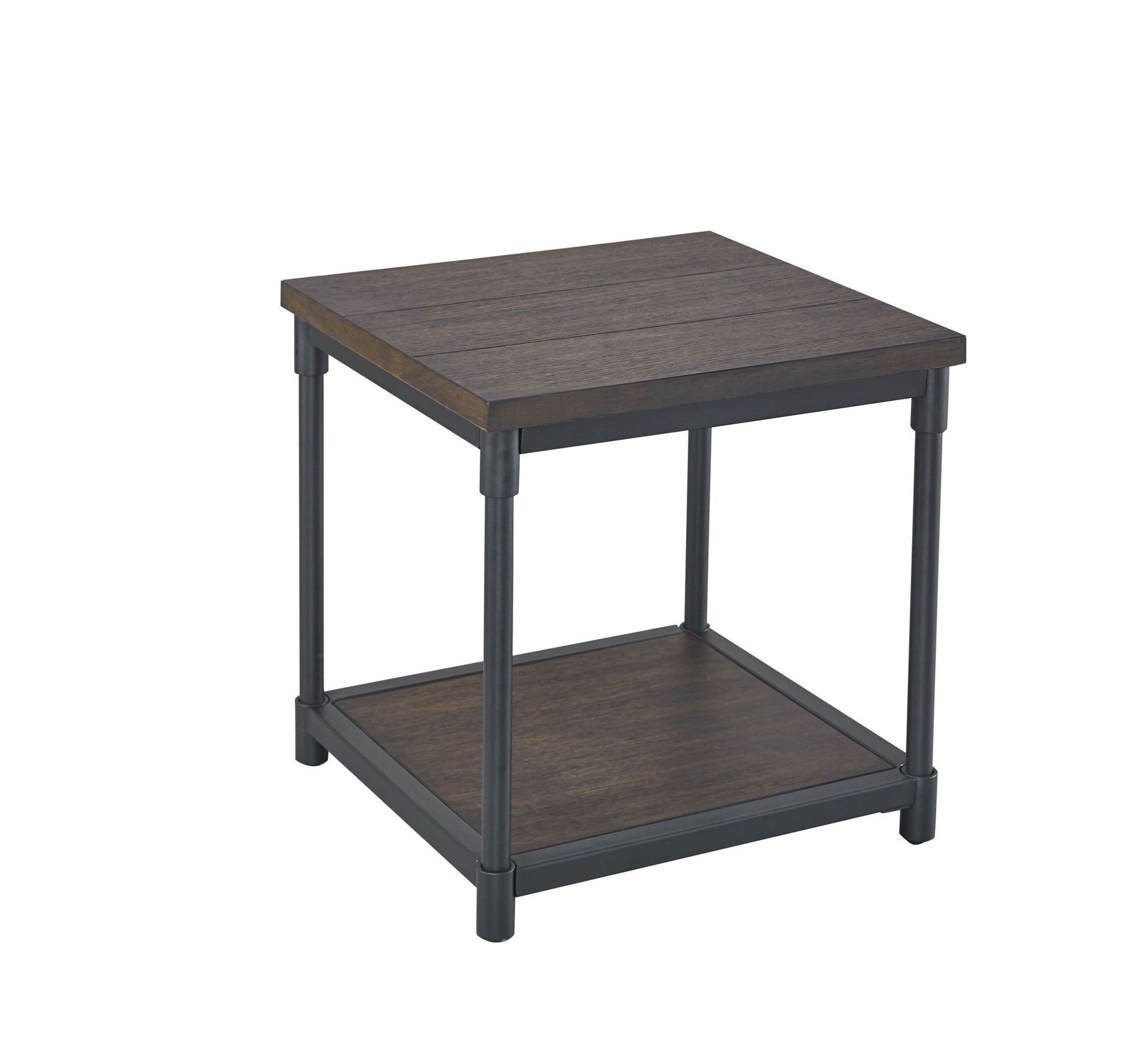 Prescott - End table - Brown - Hornell Furniture Outlet