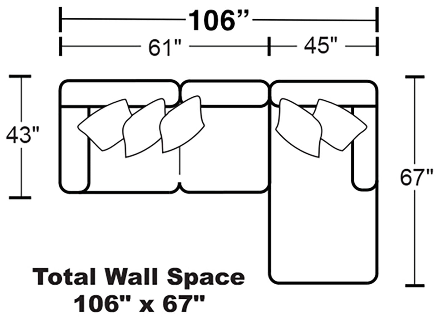 Denali - Italian Leather Match Sectional - Hornell Furniture Outlet