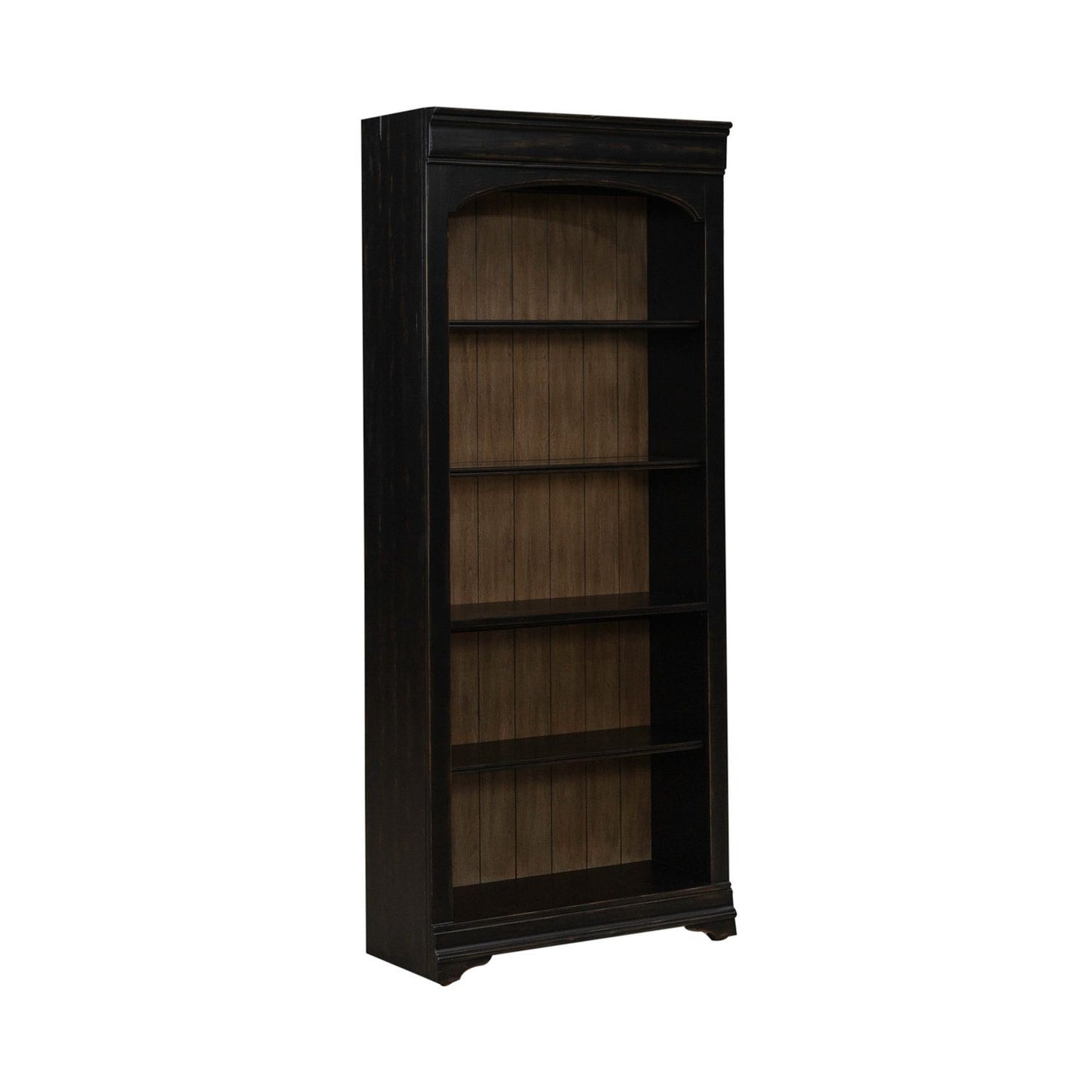 Meritage - 2 Piece Bunching Bookcase - Black - Hornell Furniture Outlet