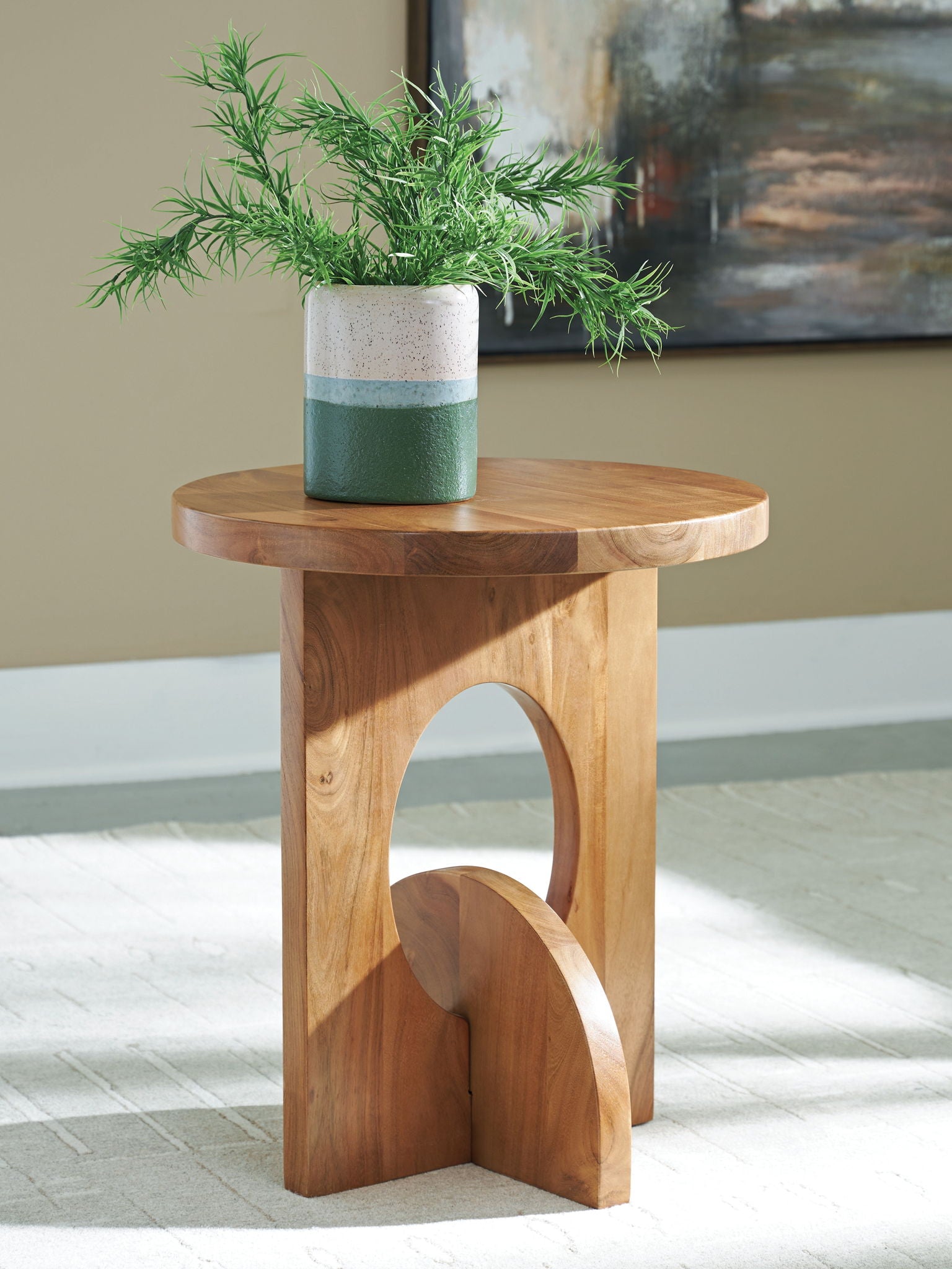 Hollbourne - Brown - Accent Table - Hornell Furniture Outlet