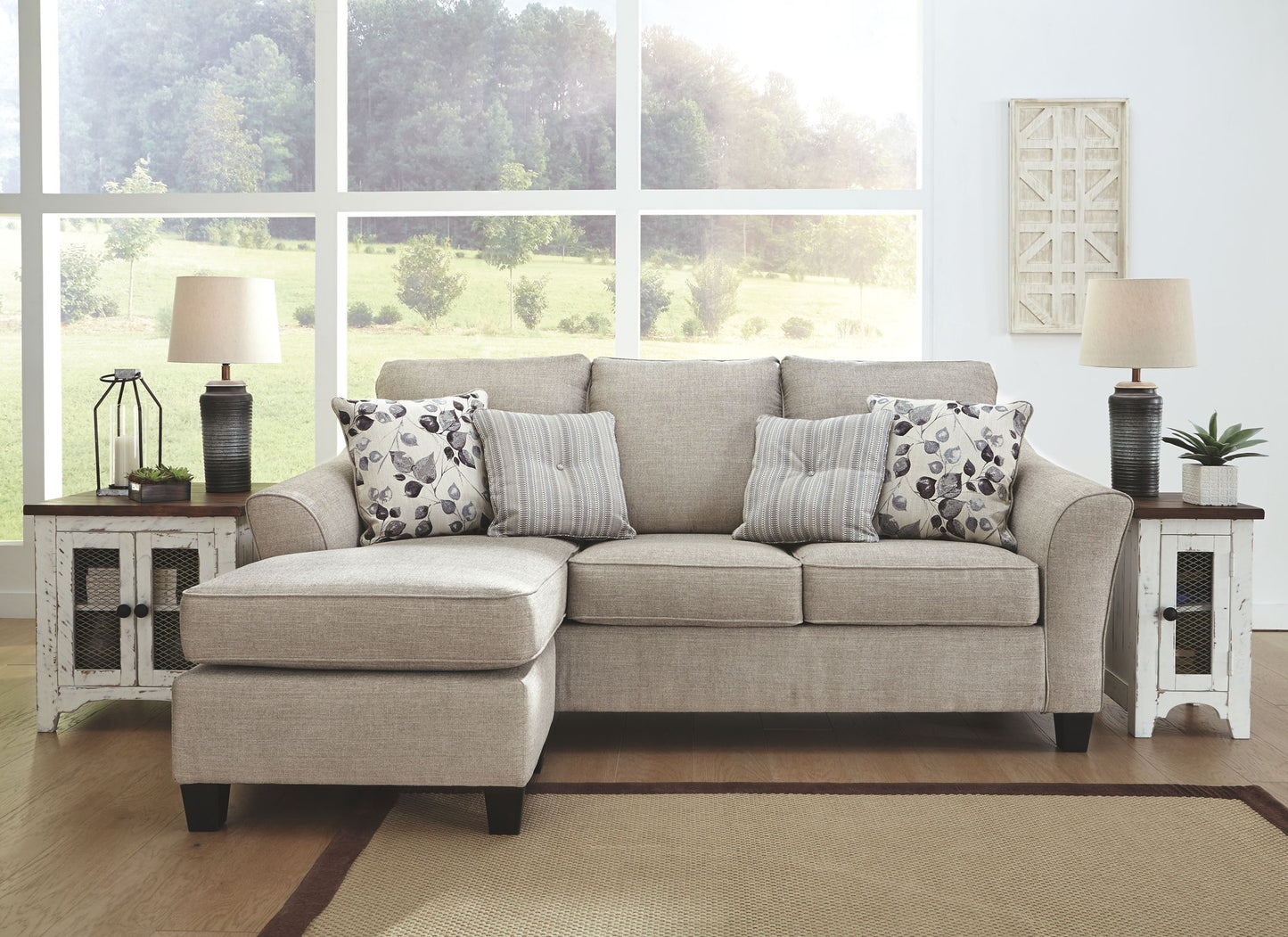 Abney - Driftwood - Sofa Chaise - Hornell Furniture Outlet