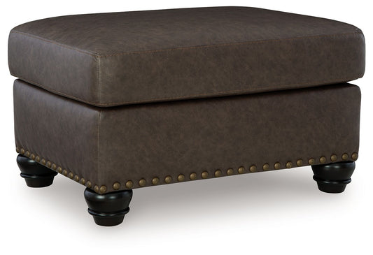 Roxmere - Umber - Ottoman - Hornell Furniture Outlet