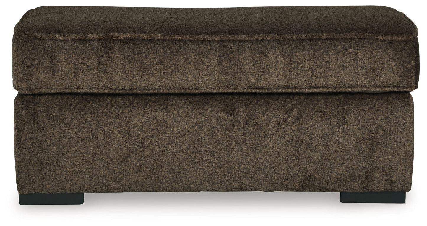 Aylesworth - Chocolate - Ottoman - Hornell Furniture Outlet