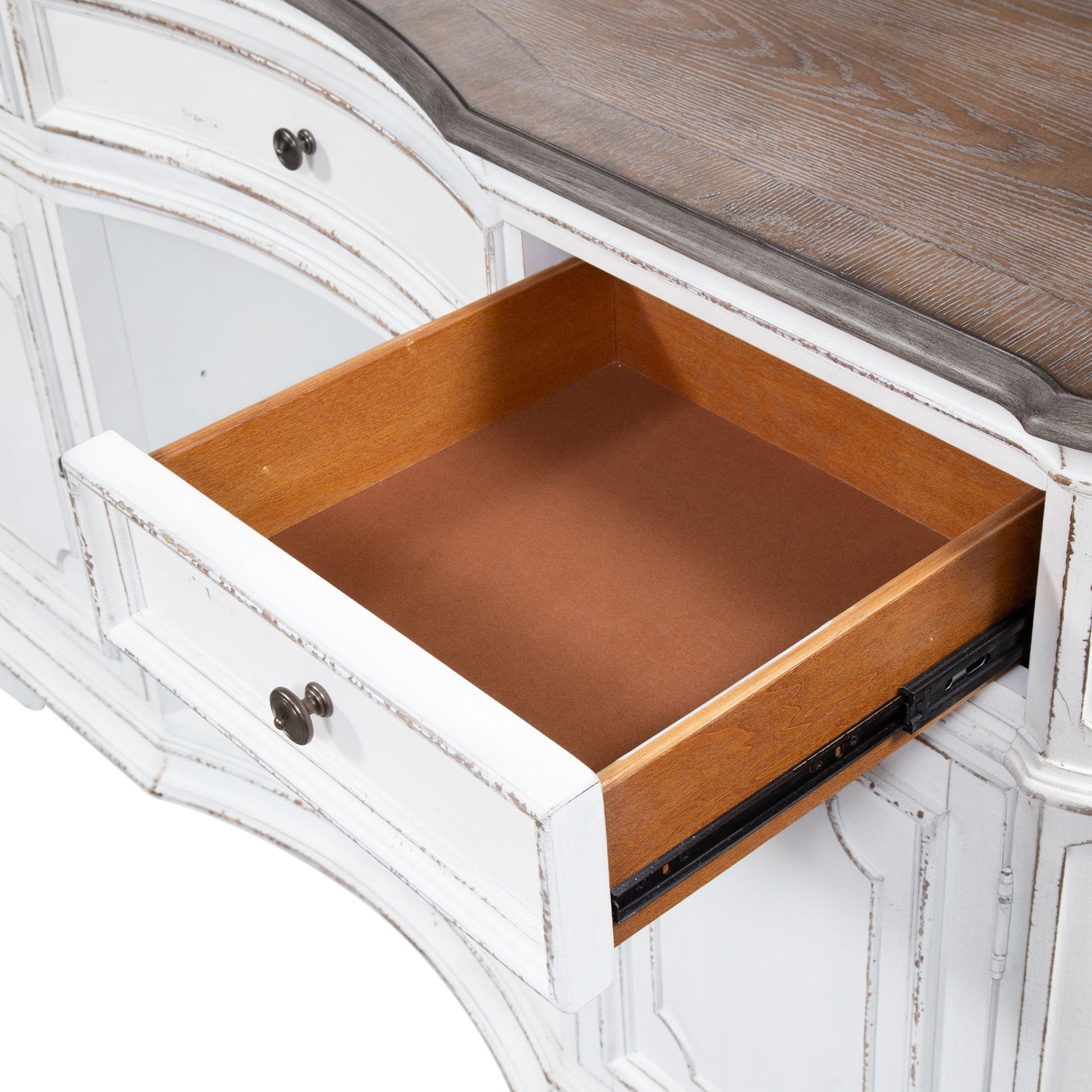 Magnolia Manor - Server - White - Hornell Furniture Outlet