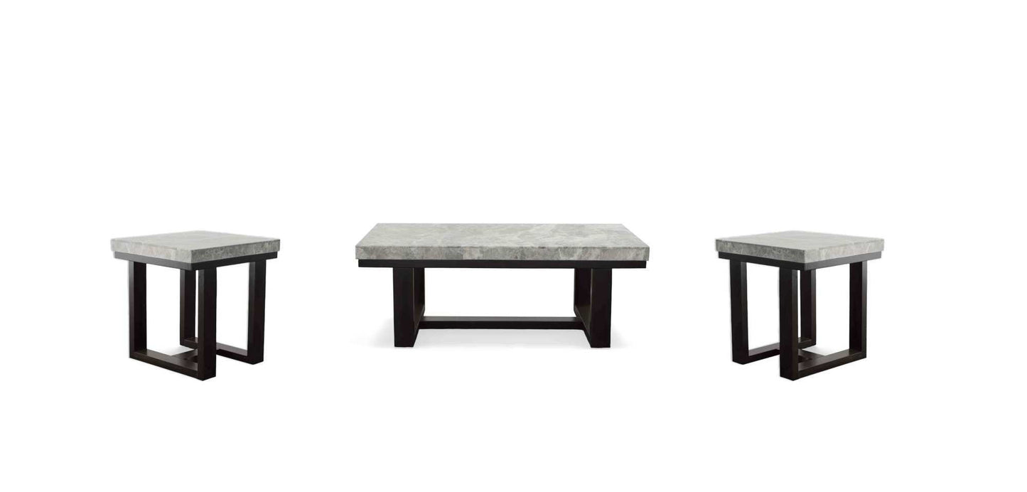 Lucca - 3 Piece Table Set - Gray - Hornell Furniture Outlet