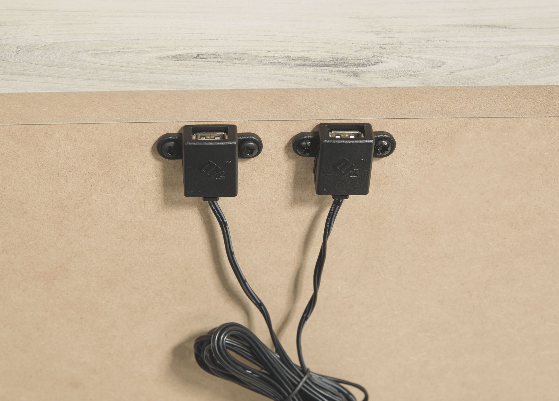 Cambeck - Whitewash - Two Drawer Night Stand - Hornell Furniture Outlet