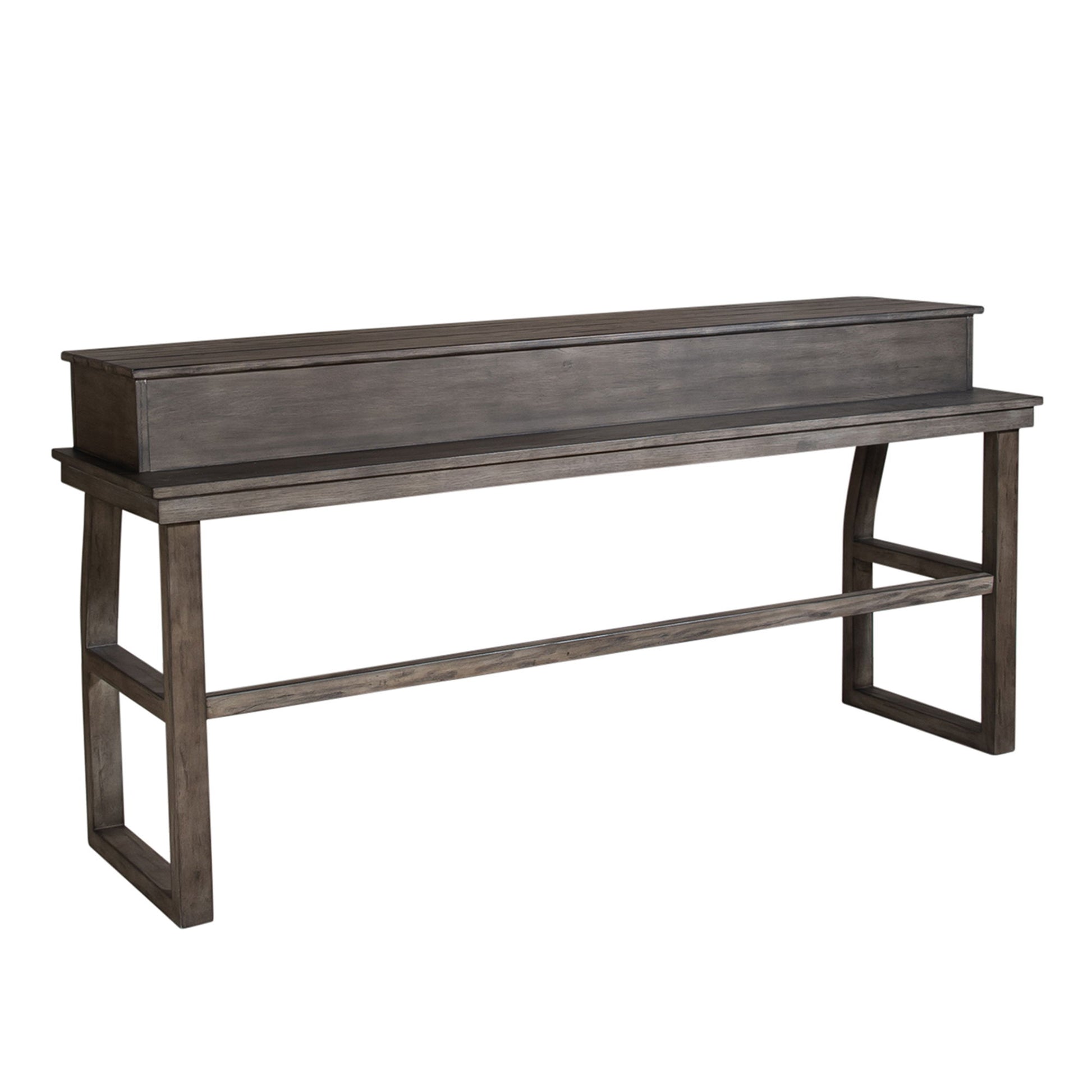 Hayden Way - Console Bar Table - Washed Gray - Hornell Furniture Outlet