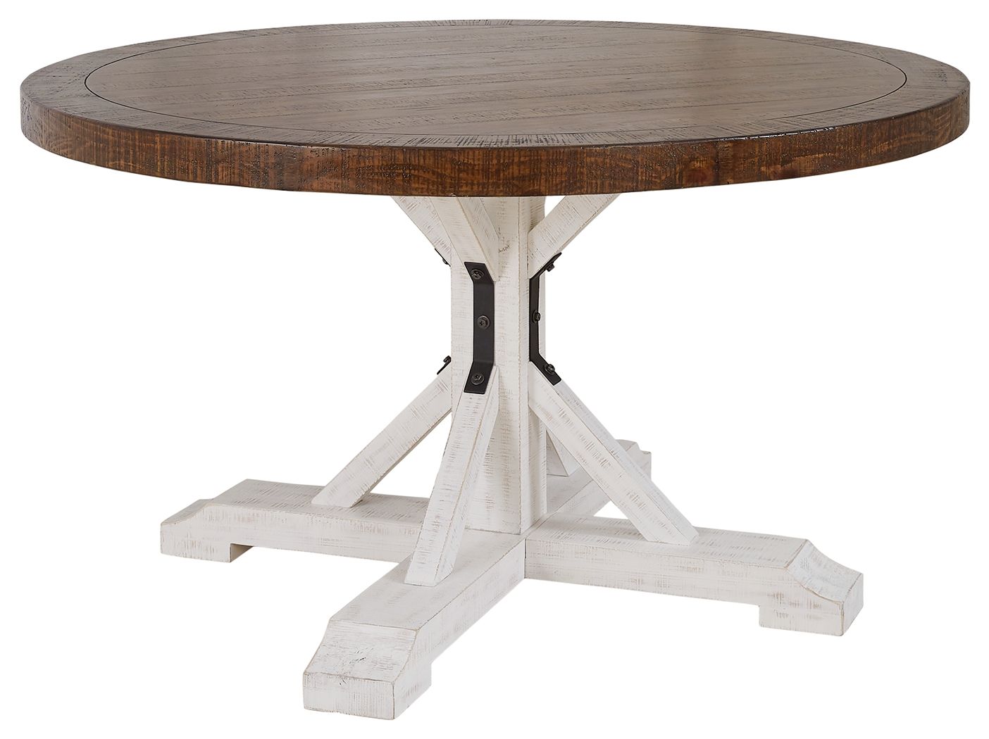 Valebeck - White / Brown - Dining Table - Hornell Furniture Outlet