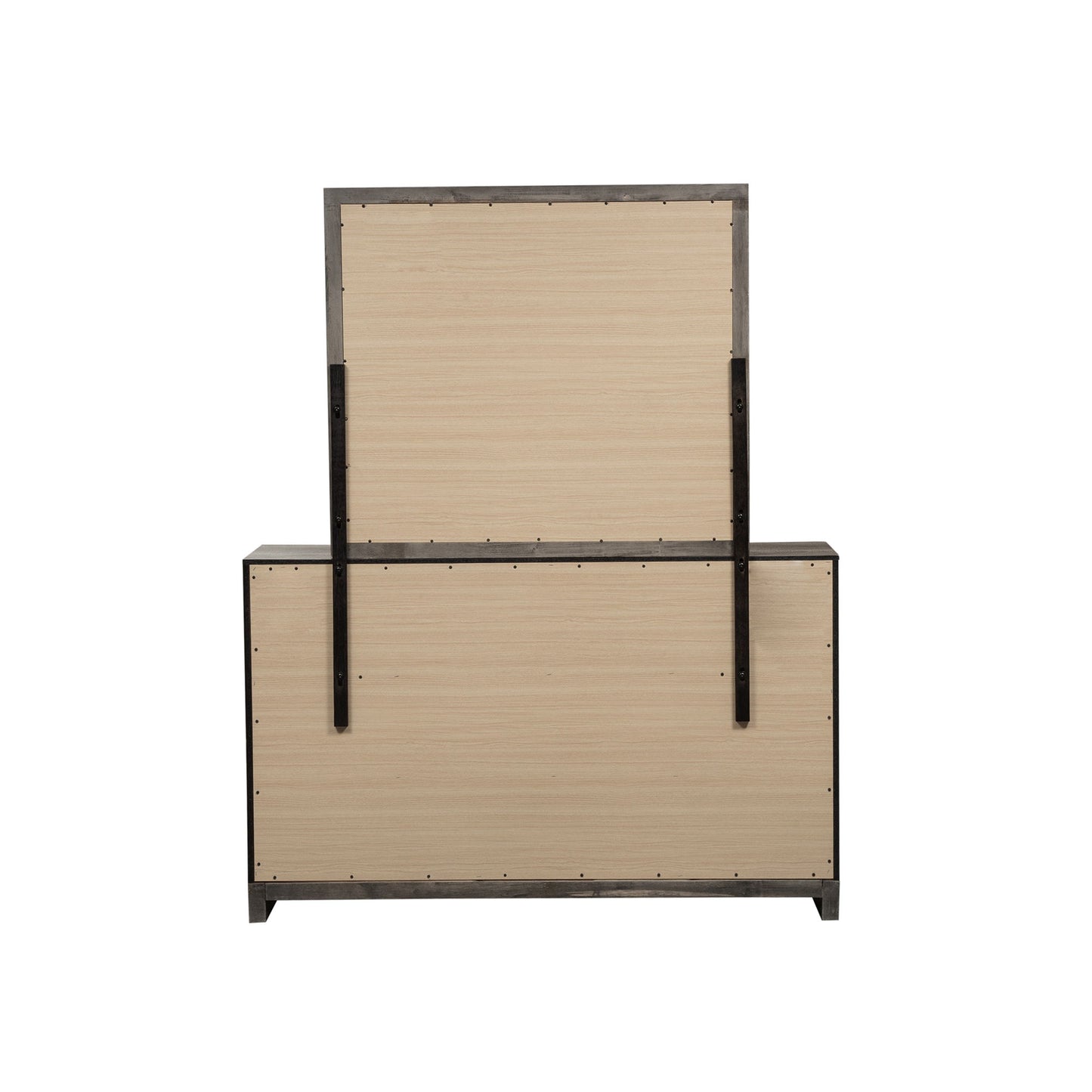 Tanners Creek - Dresser & Mirror - Dark Gray - Hornell Furniture Outlet