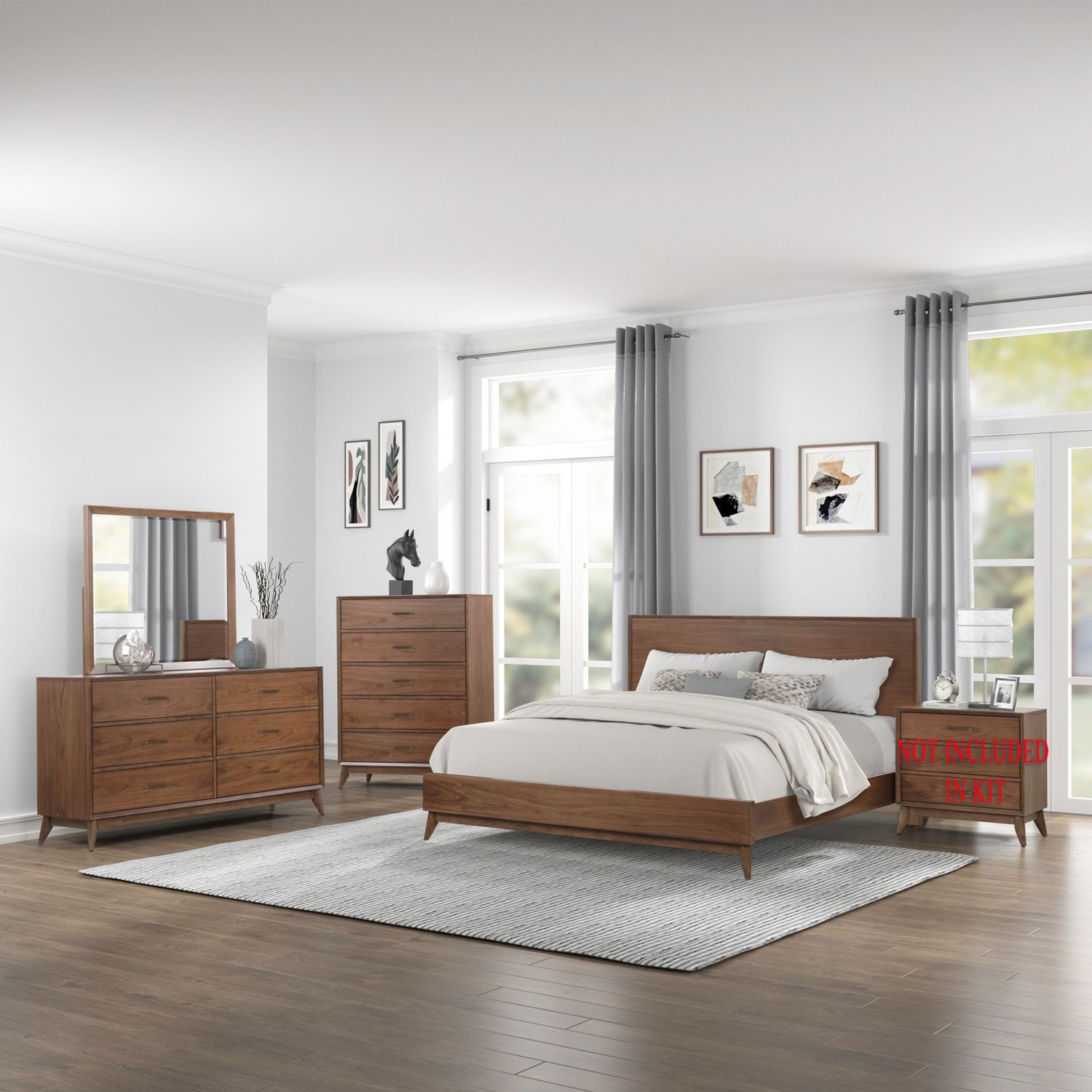 Century Modern - Bedroom Set - Hornell Furniture Outlet