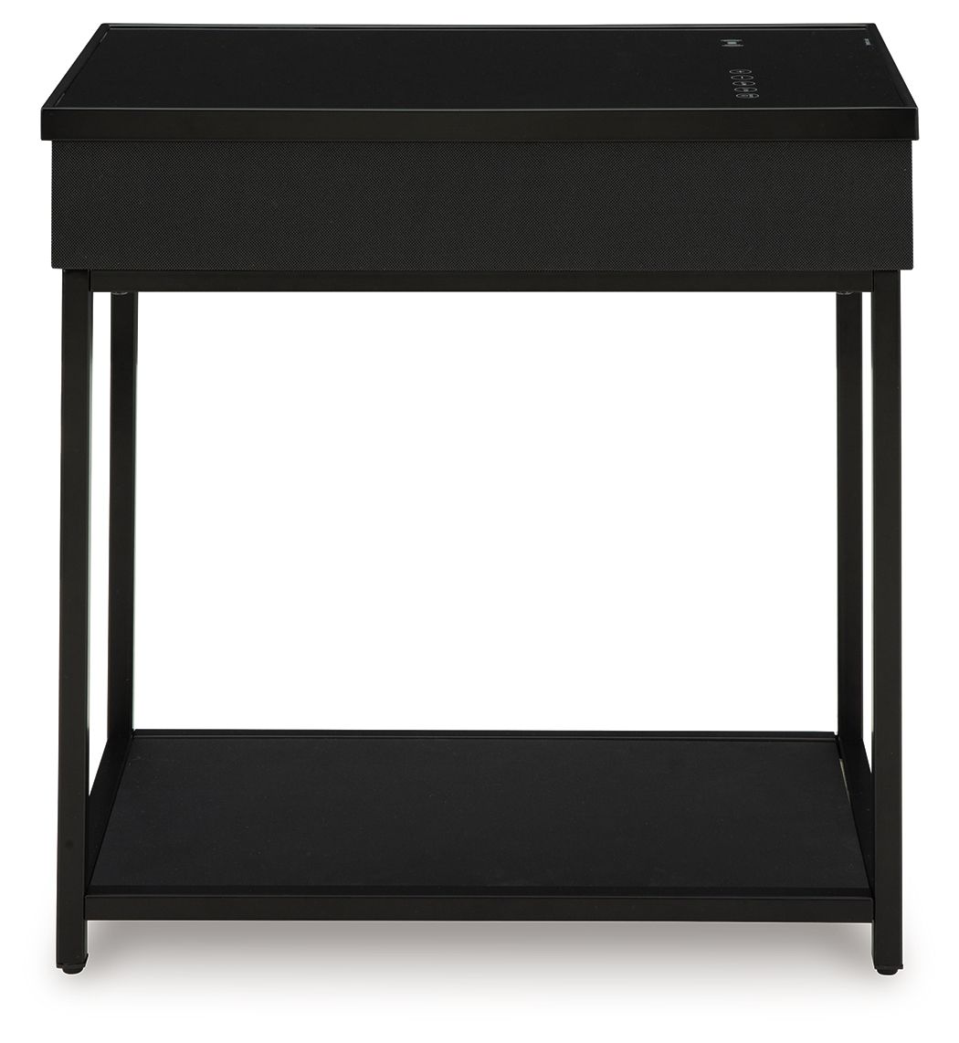 Gemmet - Black - Accent Table - Hornell Furniture Outlet