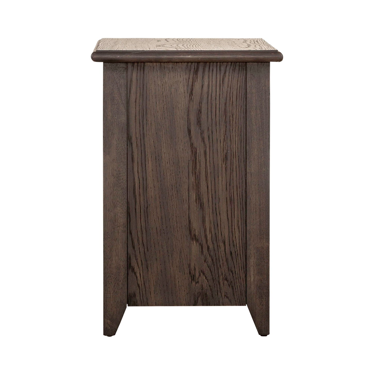 Mill Creek - Chair Side Table - Dark Brown - Hornell Furniture Outlet
