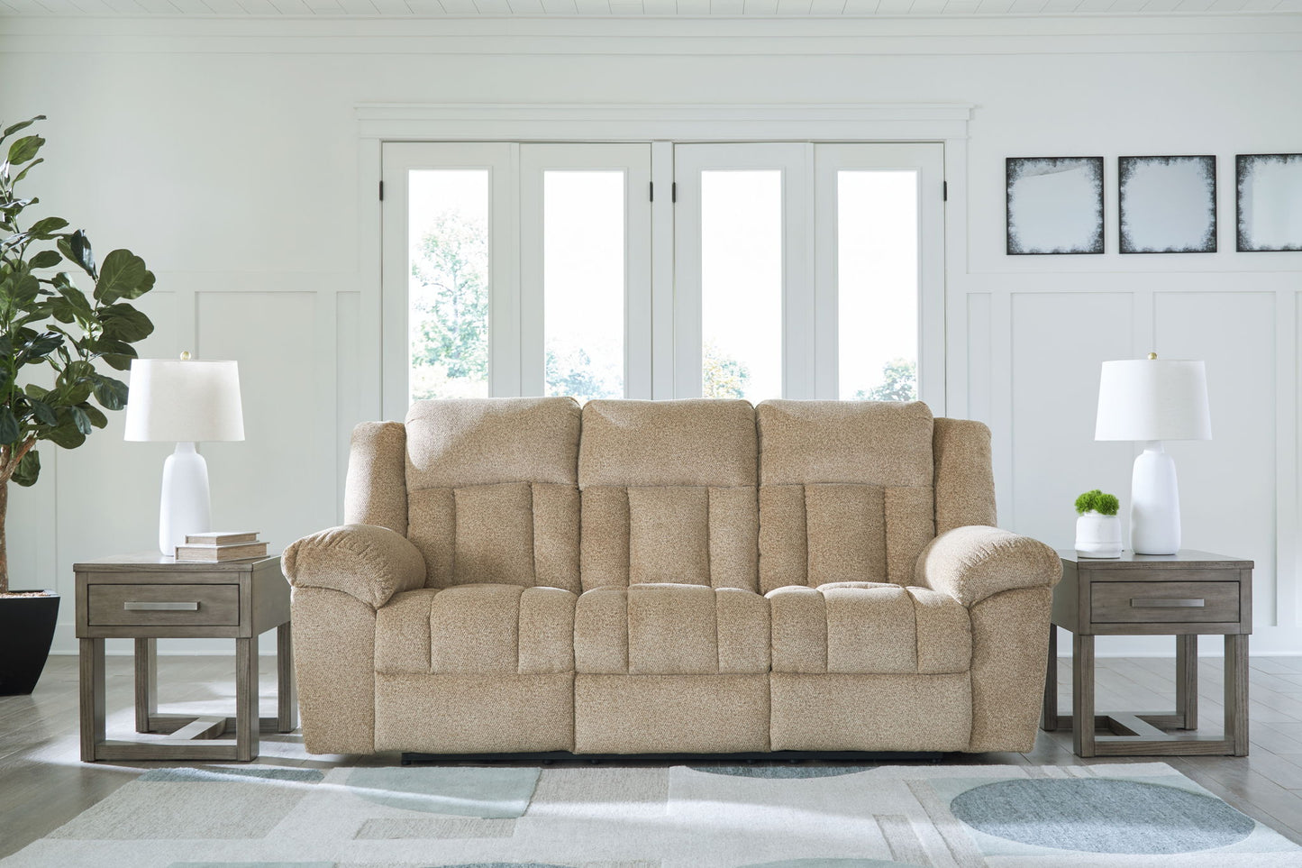 Tip - off - Power Reclining Sofa With Adj Headrest - Hornell Furniture Outlet