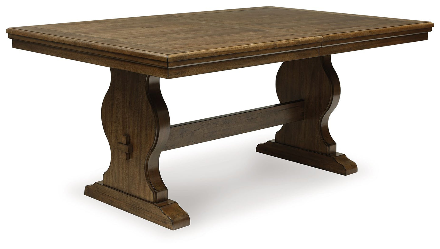 Sturlayne - Brown - Rectangular Dining Room Extension Table - Hornell Furniture Outlet