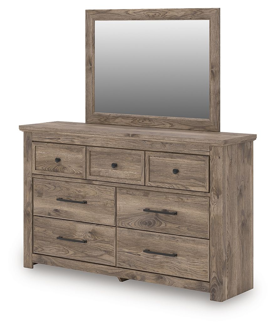 Rusticott - Seven Drawer Dresser - Hornell Furniture Outlet