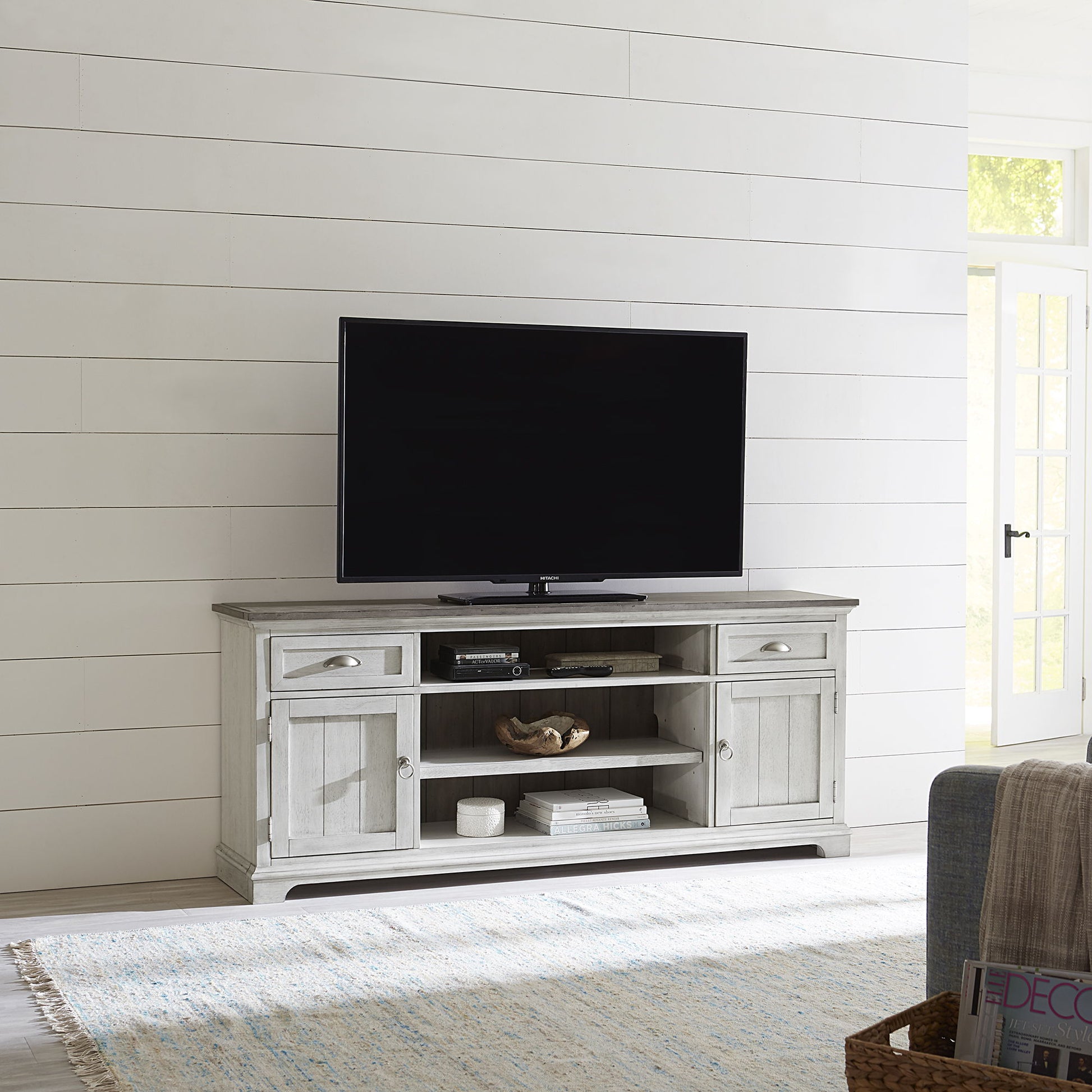 Ocean Isle - Entertainment Tv Stand - Hornell Furniture Outlet