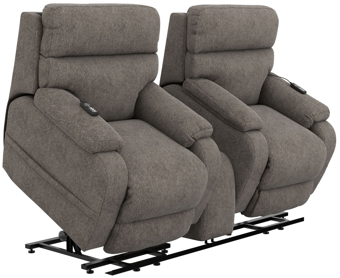Regenerator - Dual Lift Power Headrest Console Loveseat With CR3 Heat/Massage/Lumbar/Zero Gravity - Hornell Furniture Outlet