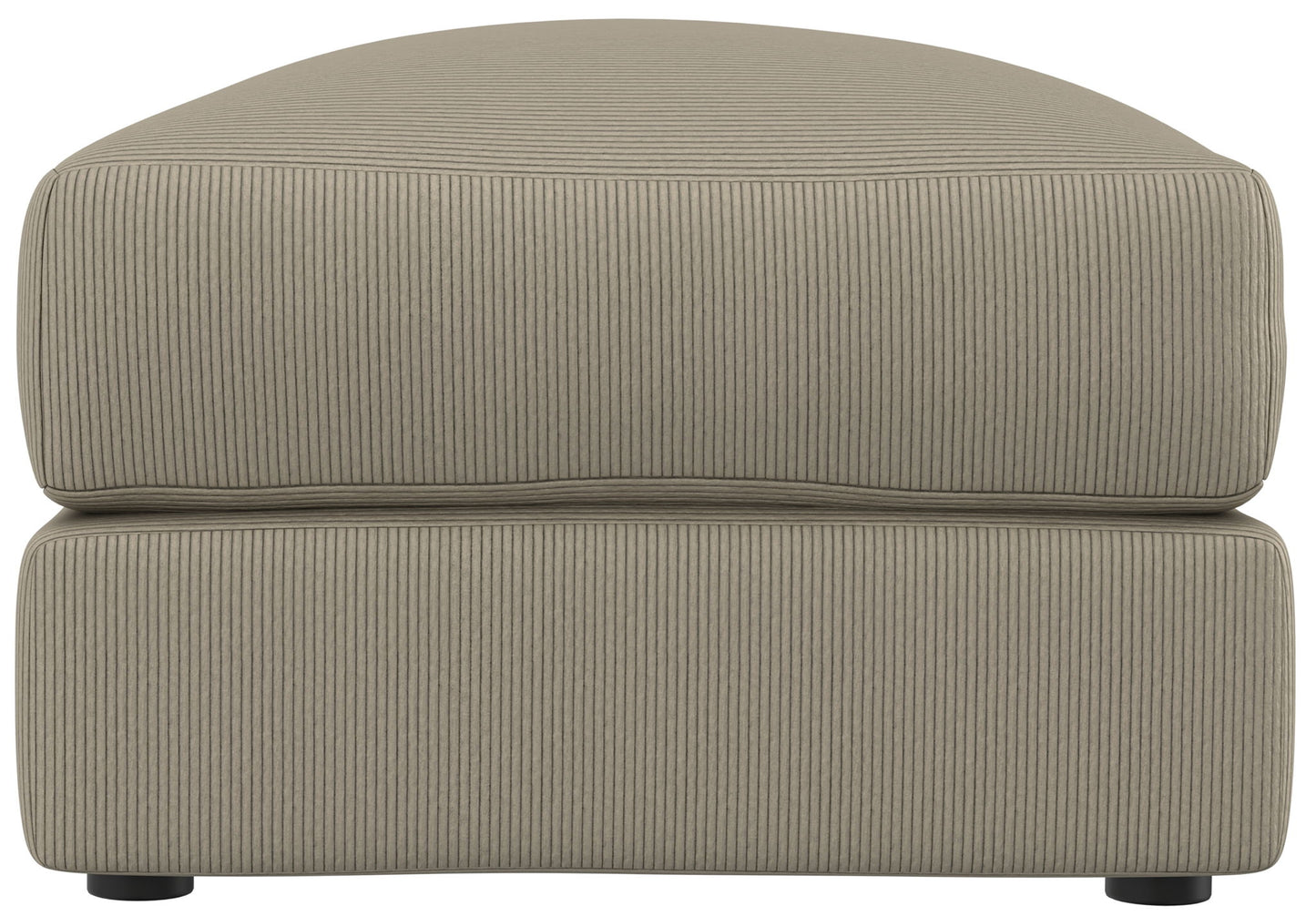 Ezra - Ottoman - Twine - Hornell Furniture Outlet