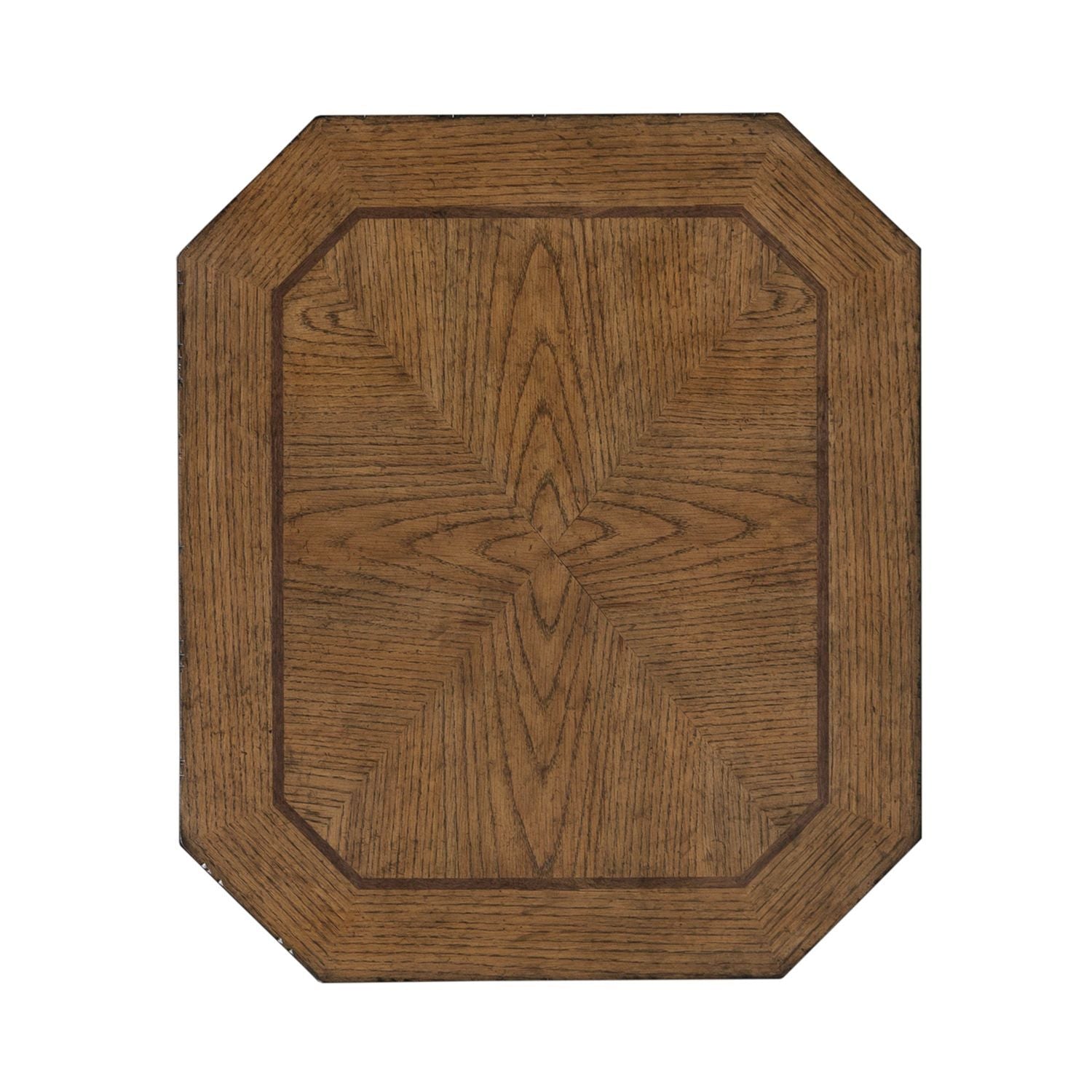 Carolina Park - Octagonal End Table - Brown - Hornell Furniture Outlet