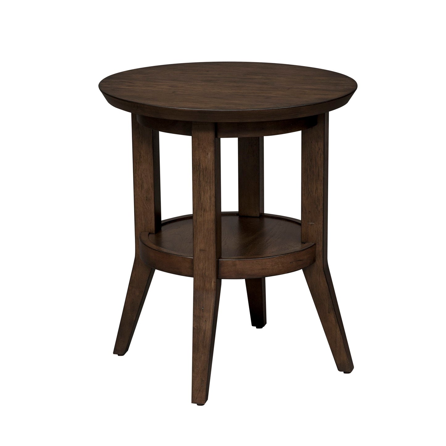 Ventura Blvd - 3 Piece Table Set (1 Cocktail Table 2 Round End Tables) - Dark Brown - Hornell Furniture Outlet