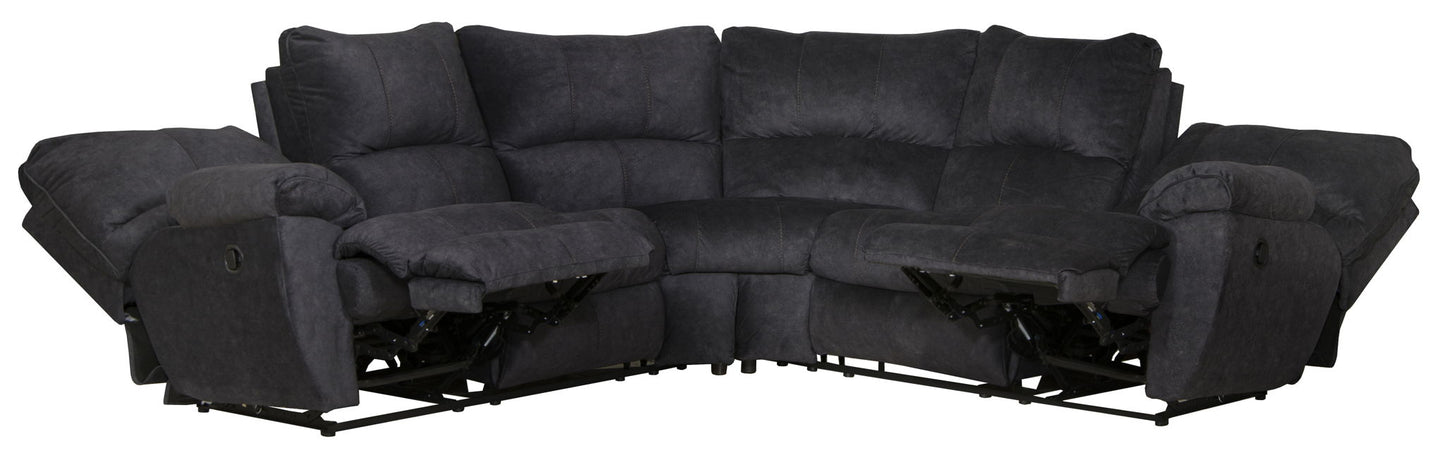 Shane - 2 Piece Reclining Sectional - Hornell Furniture Outlet