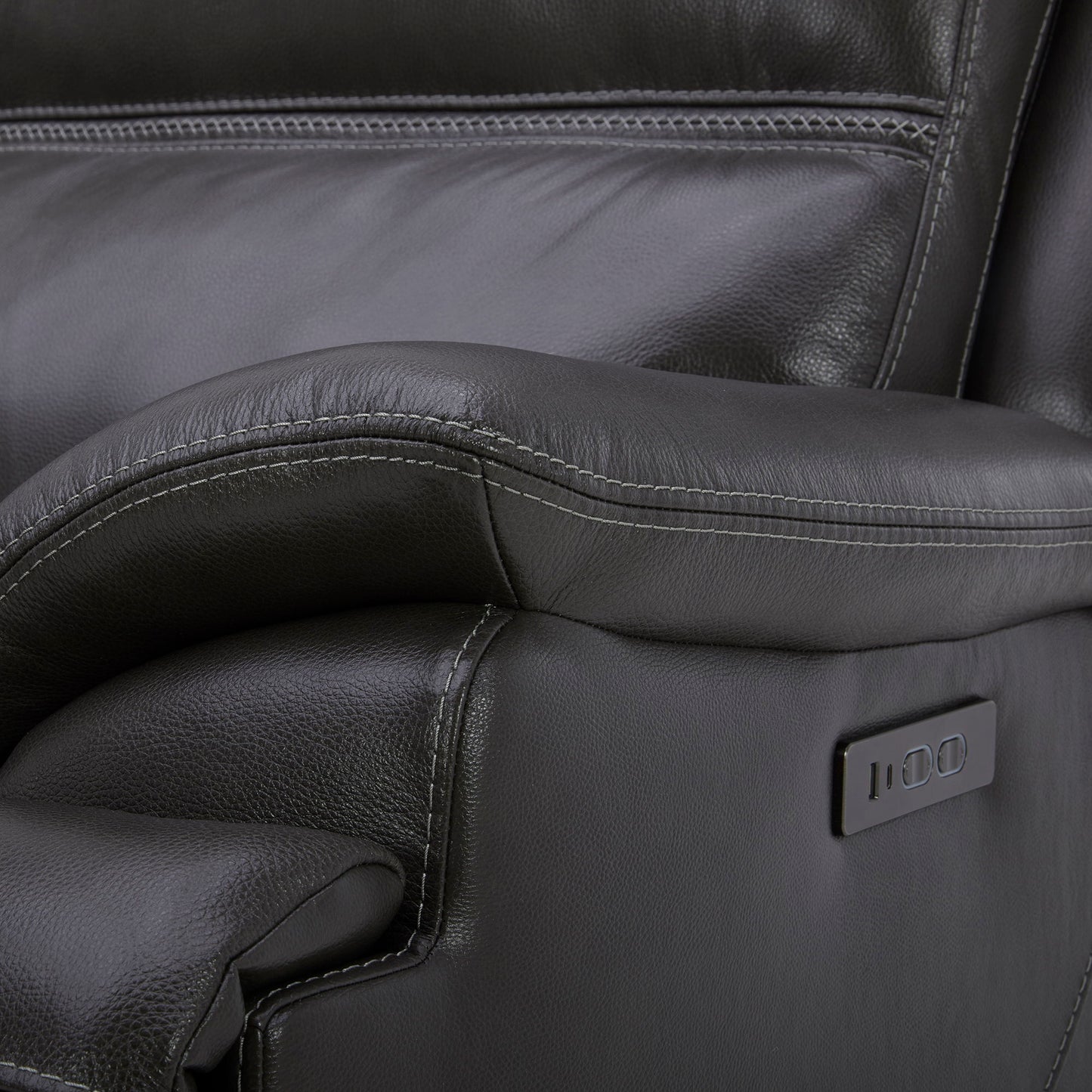 Bentley - Sofa P2 & ZG - Graphite - Hornell Furniture Outlet