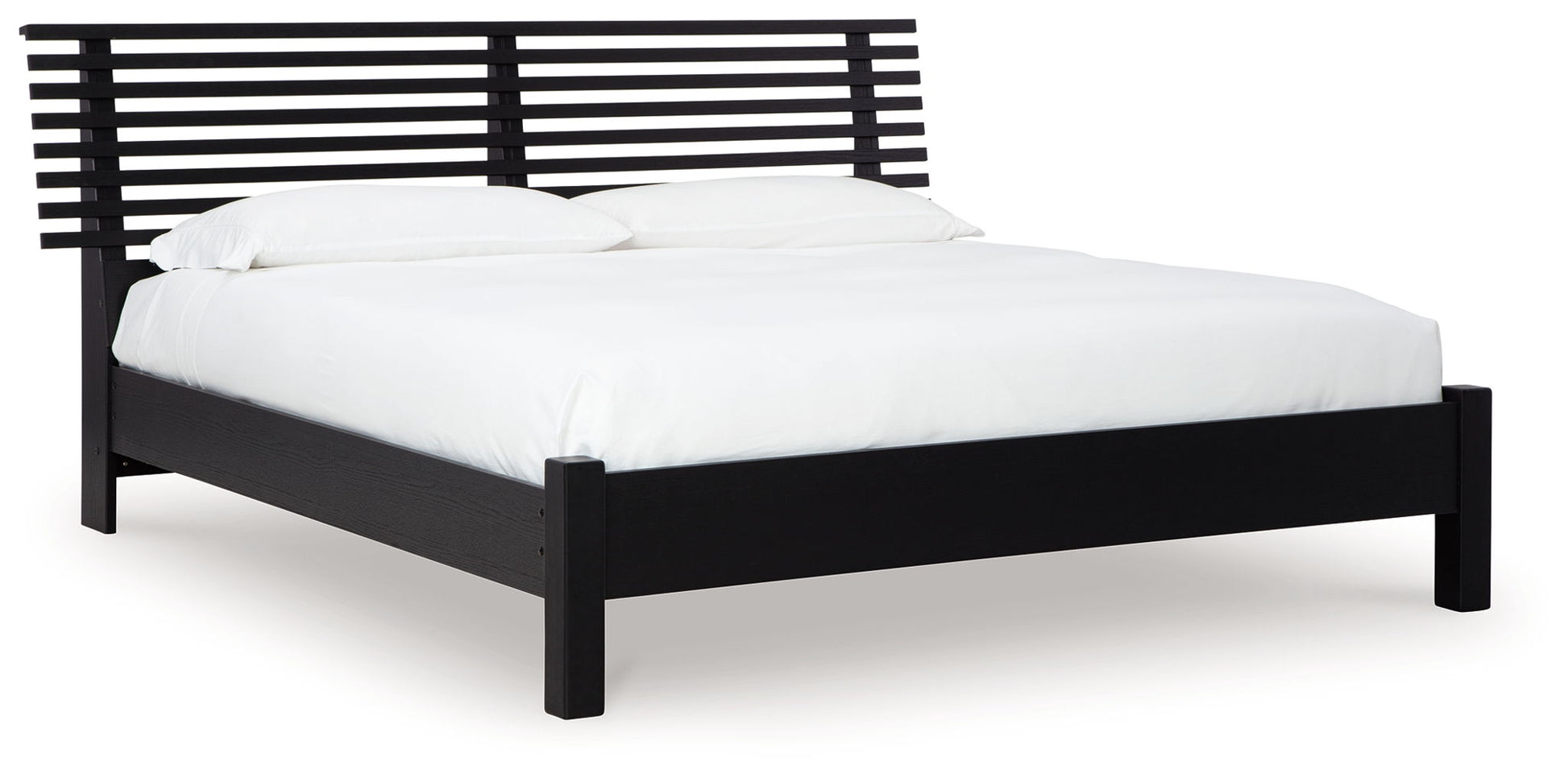 Danziar - Slat Panel Bed With Low Footboard Set - Hornell Furniture Outlet