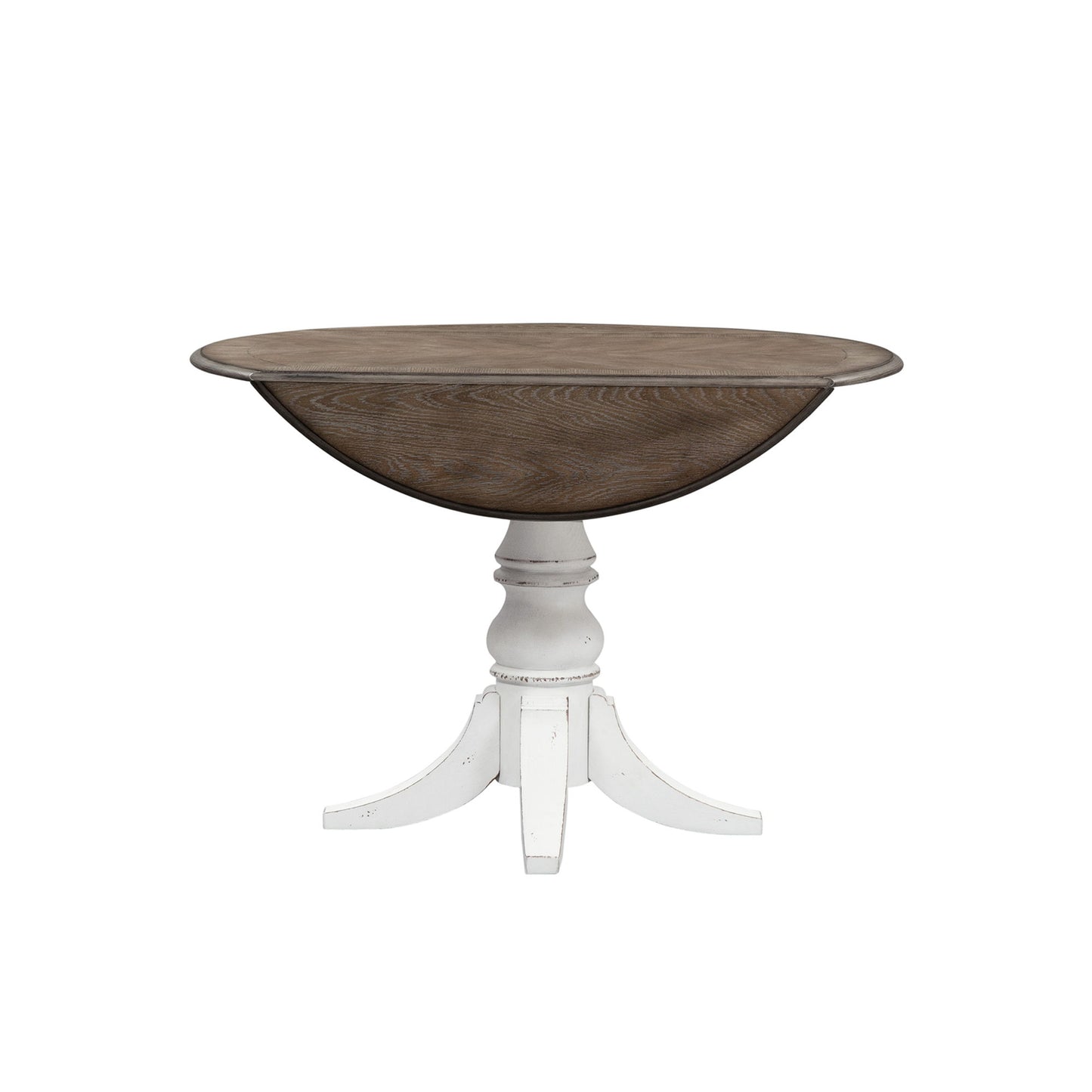 Magnolia Manor - Drop Leaf Table - White - Hornell Furniture Outlet