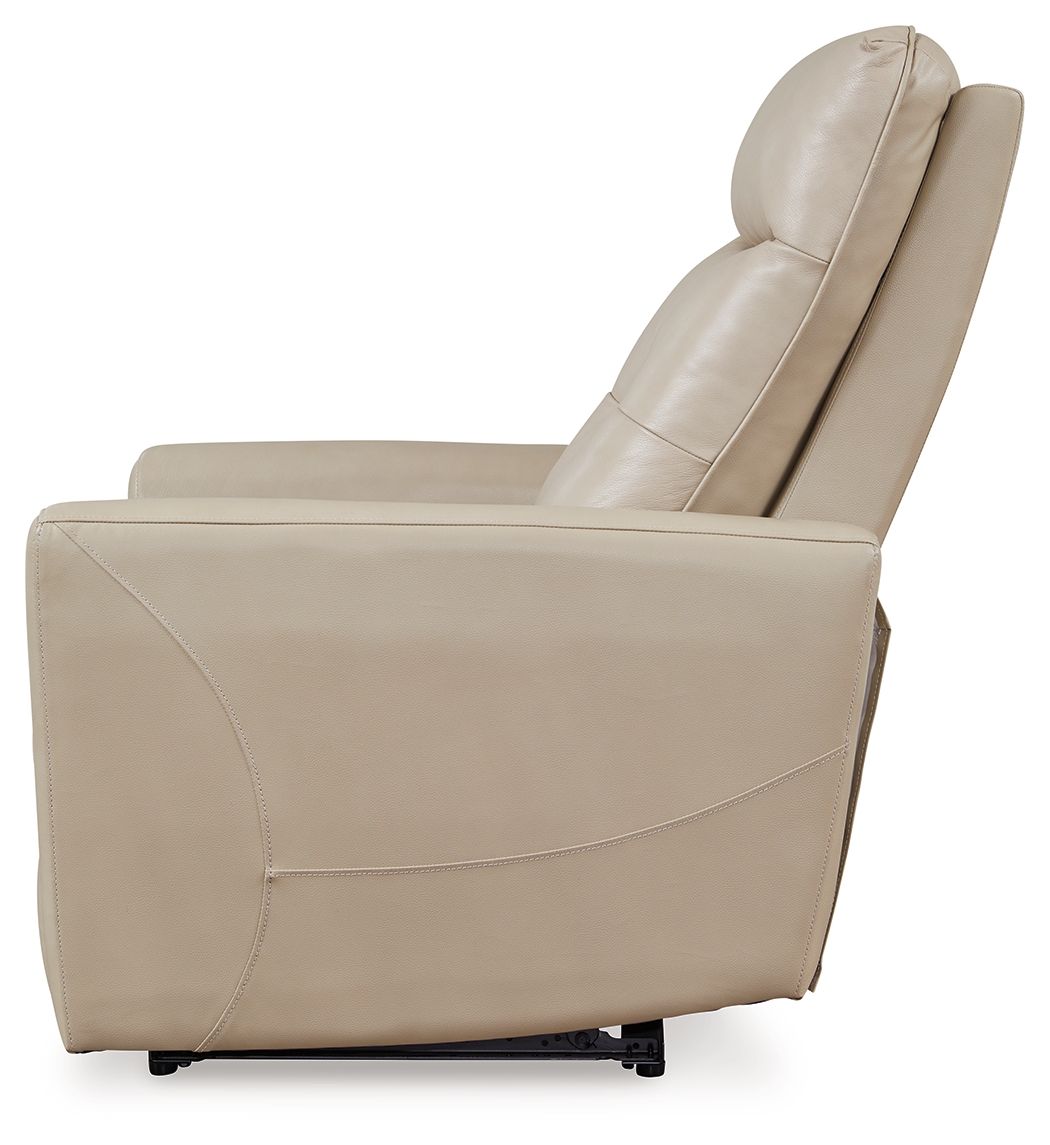 Pisgham - Power Recliner With Adj Headrest - Hornell Furniture Outlet