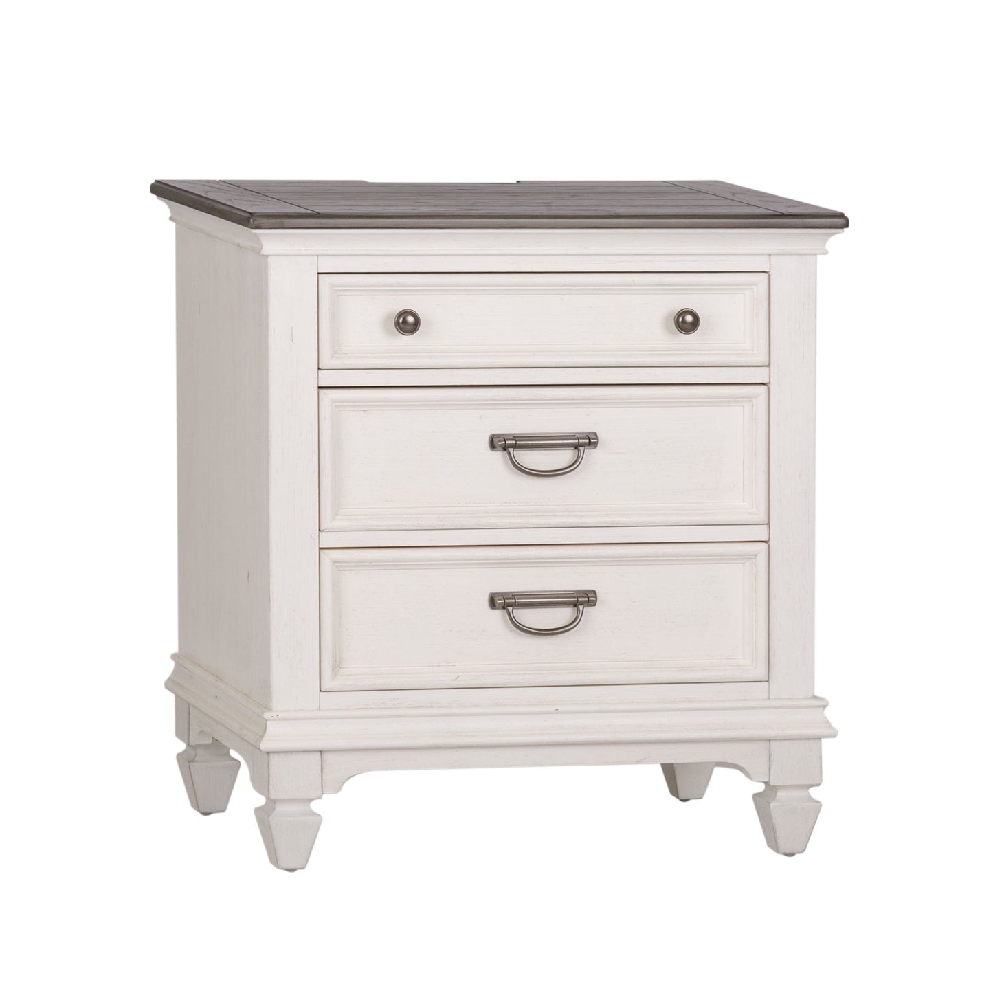 Allyson Park - Nightstand w/ Charging Station - Hornell Furniture Outlet