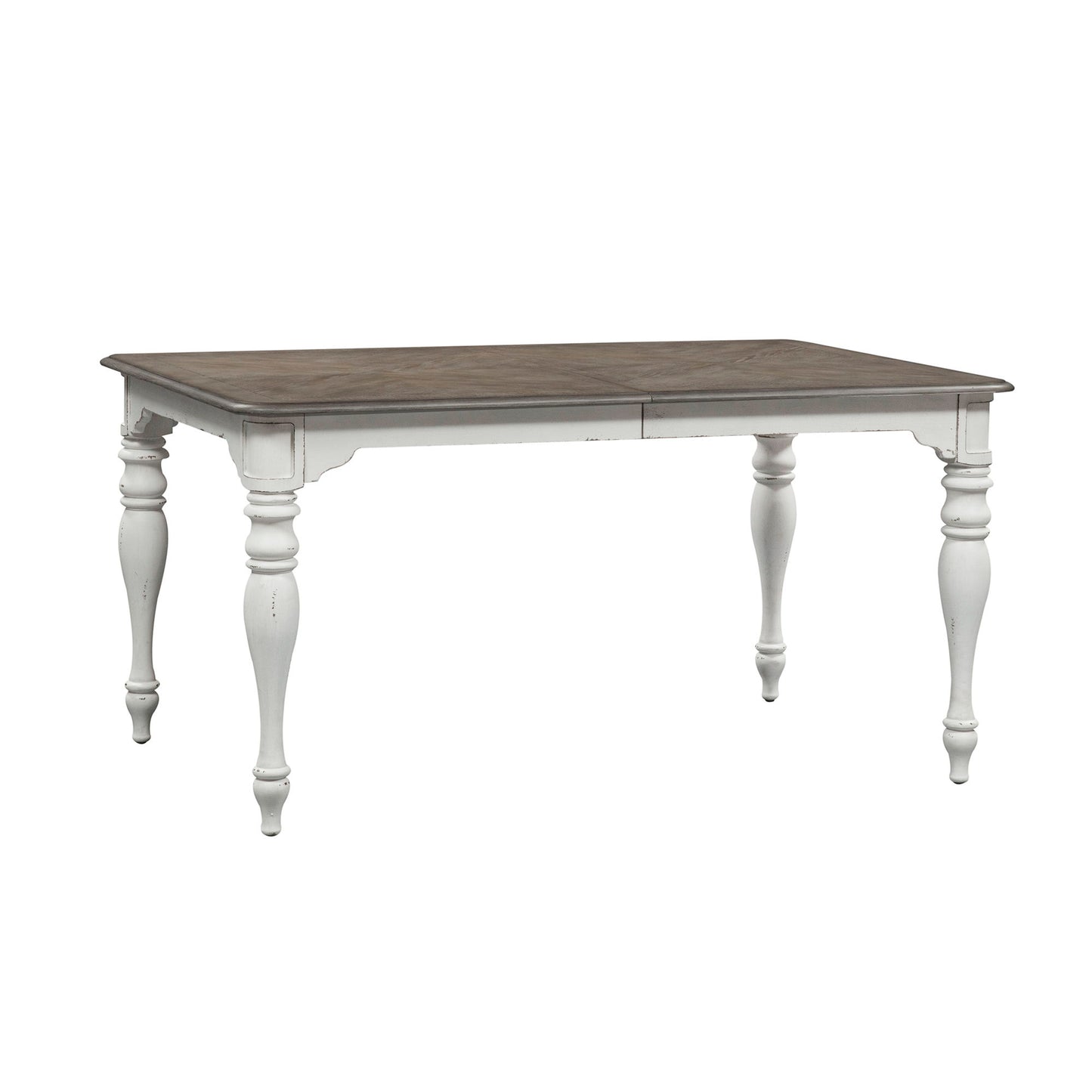 Magnolia Manor - Leg Table - White - Hornell Furniture Outlet