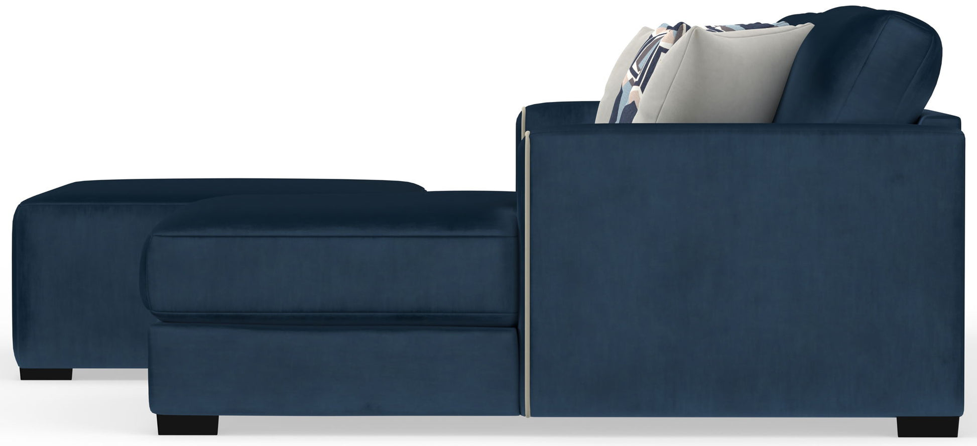 Jetson - Sectional With Comfort Coil Seat Cushions, Included Accent Pillows & Cocktail Ottoman - Hornell Furniture Outlet
