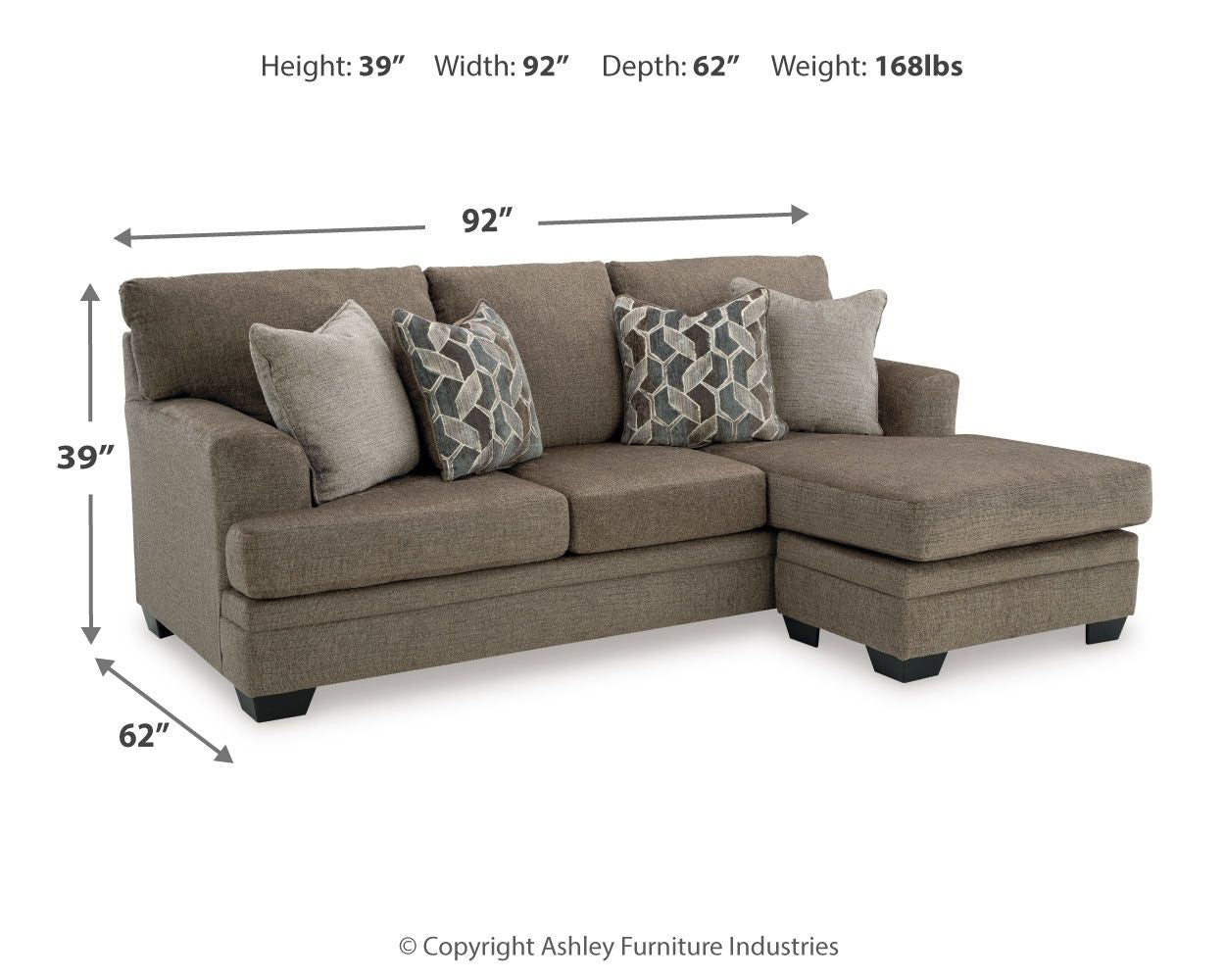 Stonemeade - Sofa Chaise - Hornell Furniture Outlet