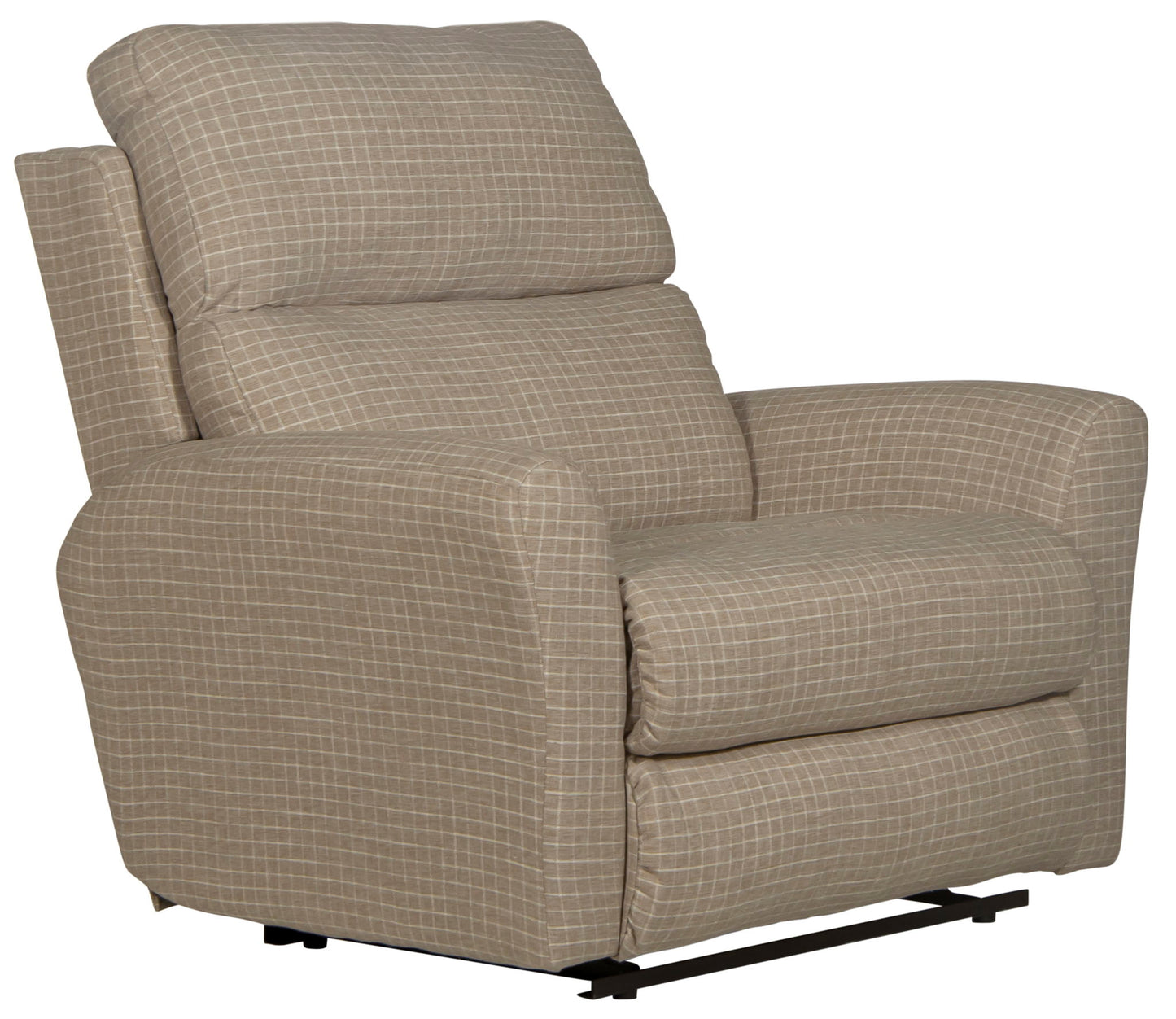 Justine - Lay Flat Extra Wide Recliner - Sandstone - Hornell Furniture Outlet