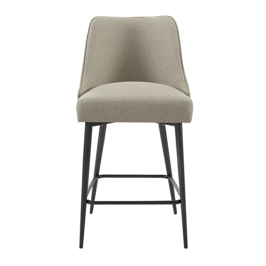 Olson - Counter Chair (Set of 2) - Khaki - Hornell Furniture Outlet