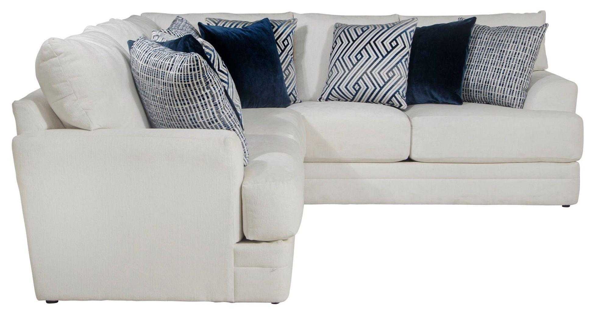 Polaris - Sectional With Comfort Coil Seating And Accent Pillows Included - Hornell Furniture Outlet