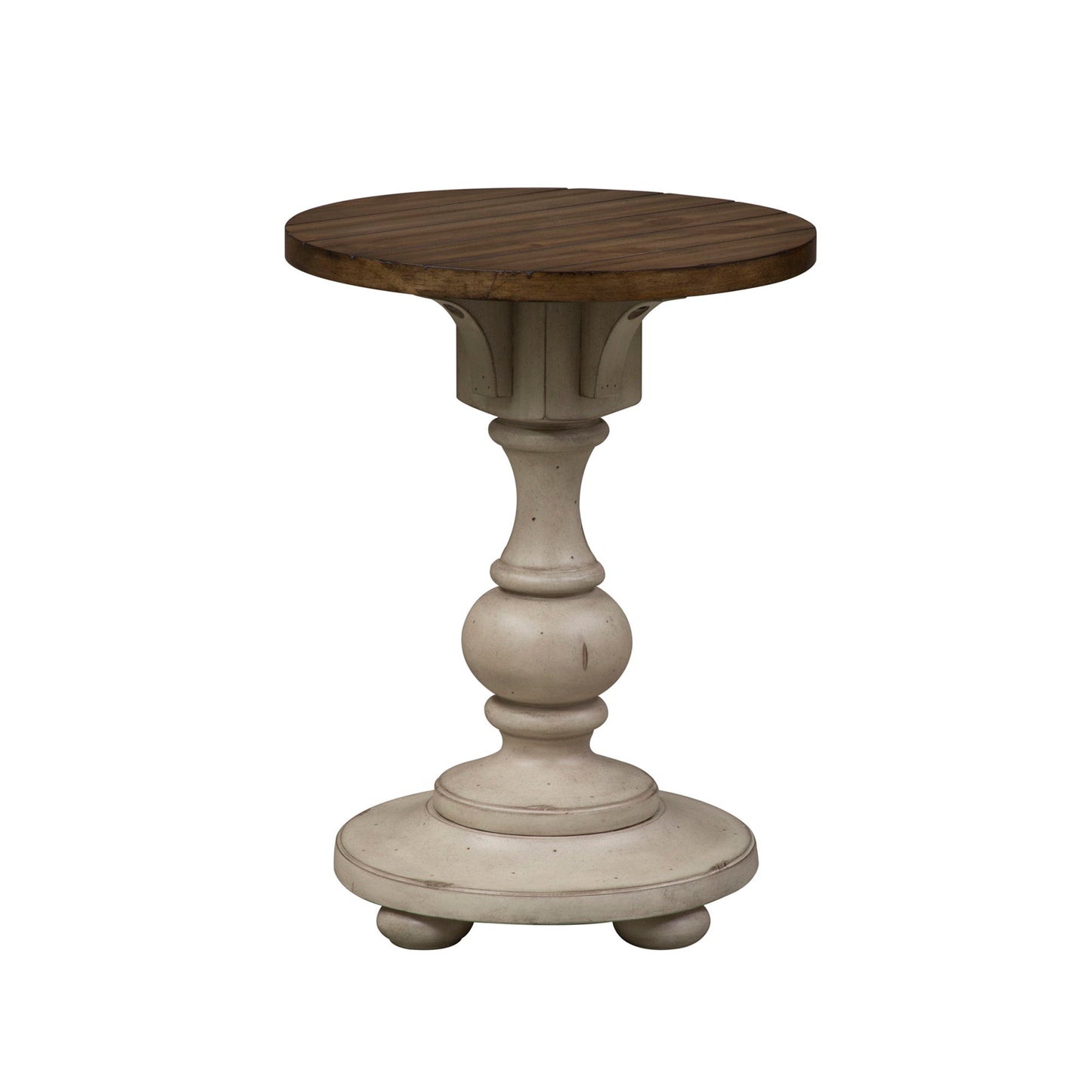 Morgan Creek - Chair Side Table - White - Hornell Furniture Outlet