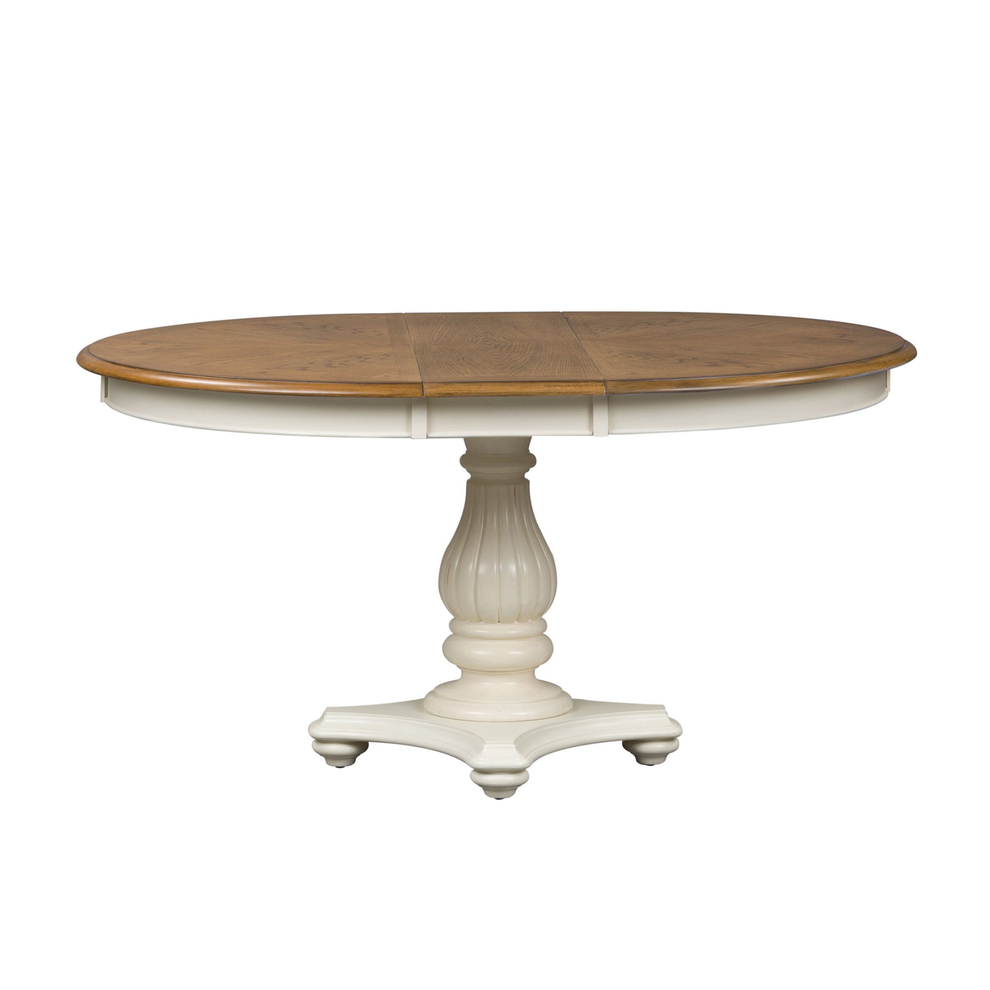 Cumberland Creek - Pedestal Table Set - White - Hornell Furniture Outlet
